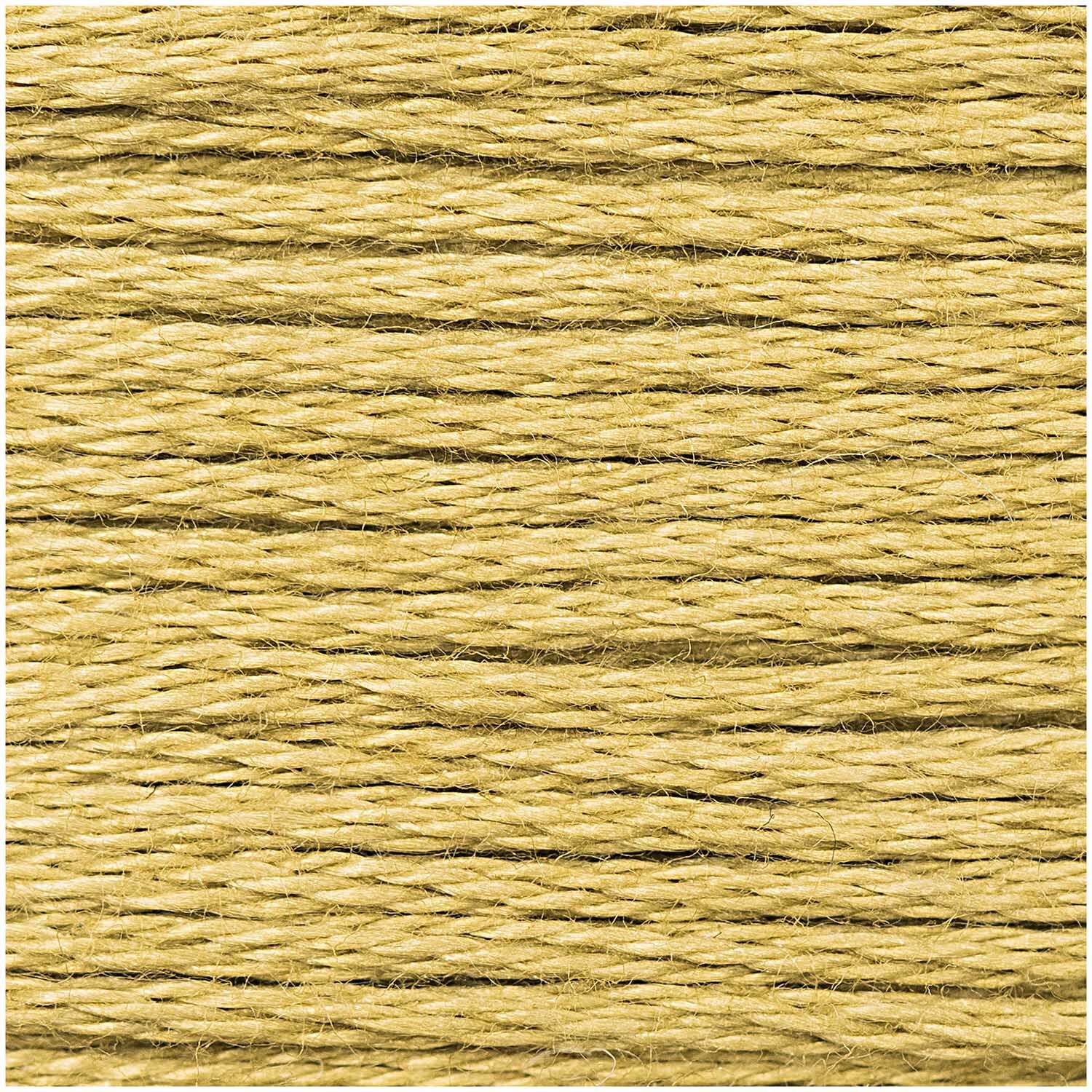 Sticktwist 8m von Rico Design in hellem Gelb, ideal für Stickprojekte und Handarbeiten.