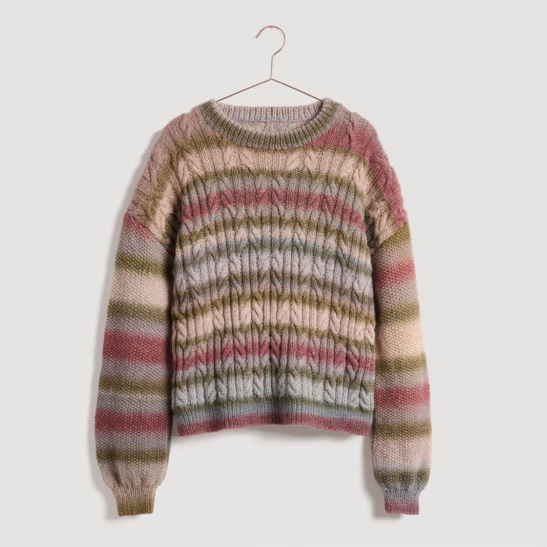 Gestrickter Pullover: Modell 39 aus dem Heft Lovewool No. 23