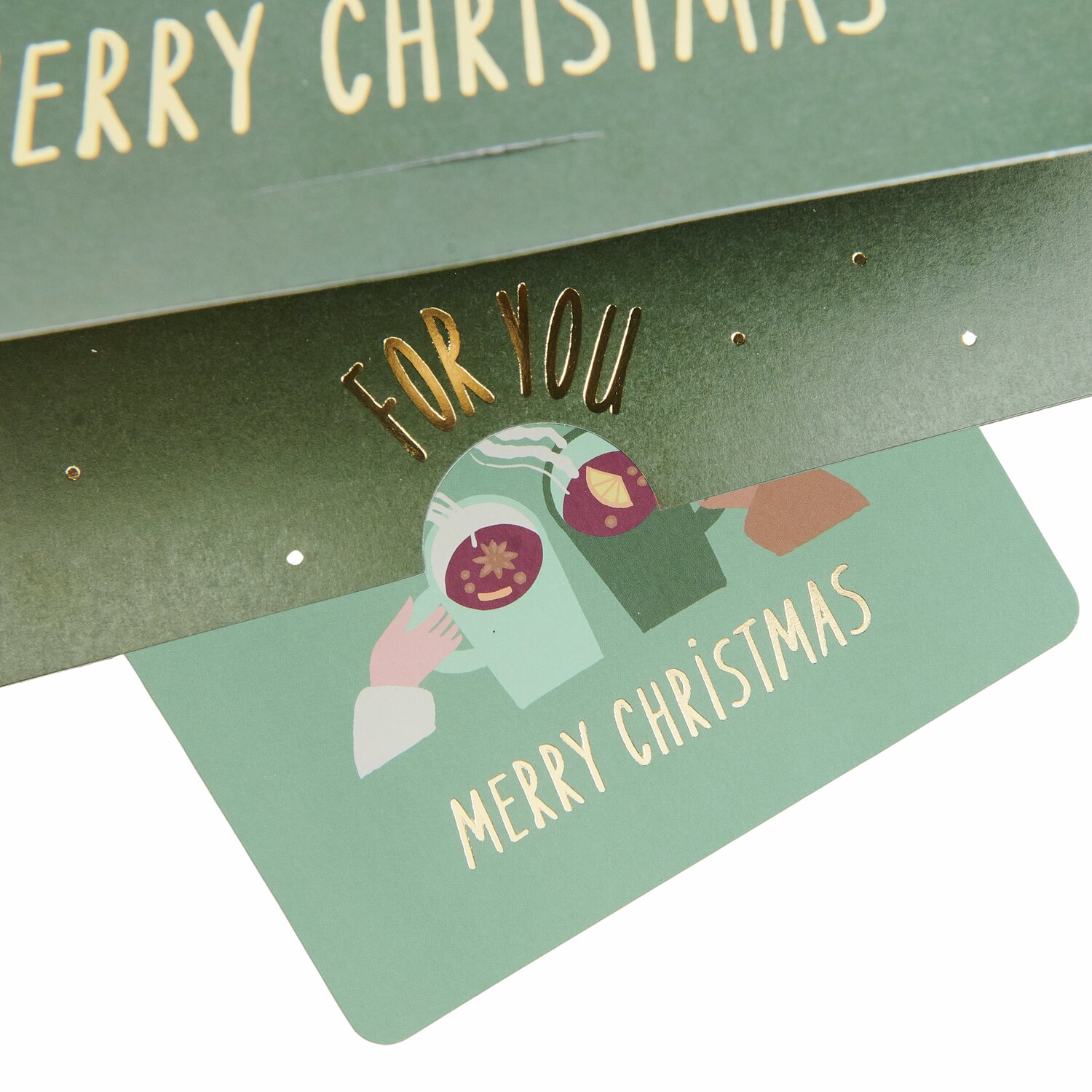 Pop-Up Karte Weihnachtsmarkt für Geldgeschenke  A5 von Rico Design