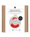 Stickpackung Santa vorgezeichnet Ø10cm von Rico Design