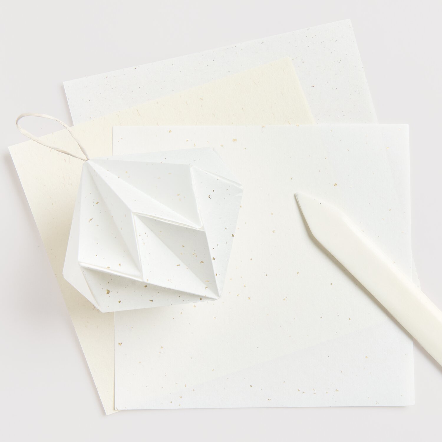 Paper Poetry Japanese Origami Natural 30 Blatt 15x15cm von Rico Design