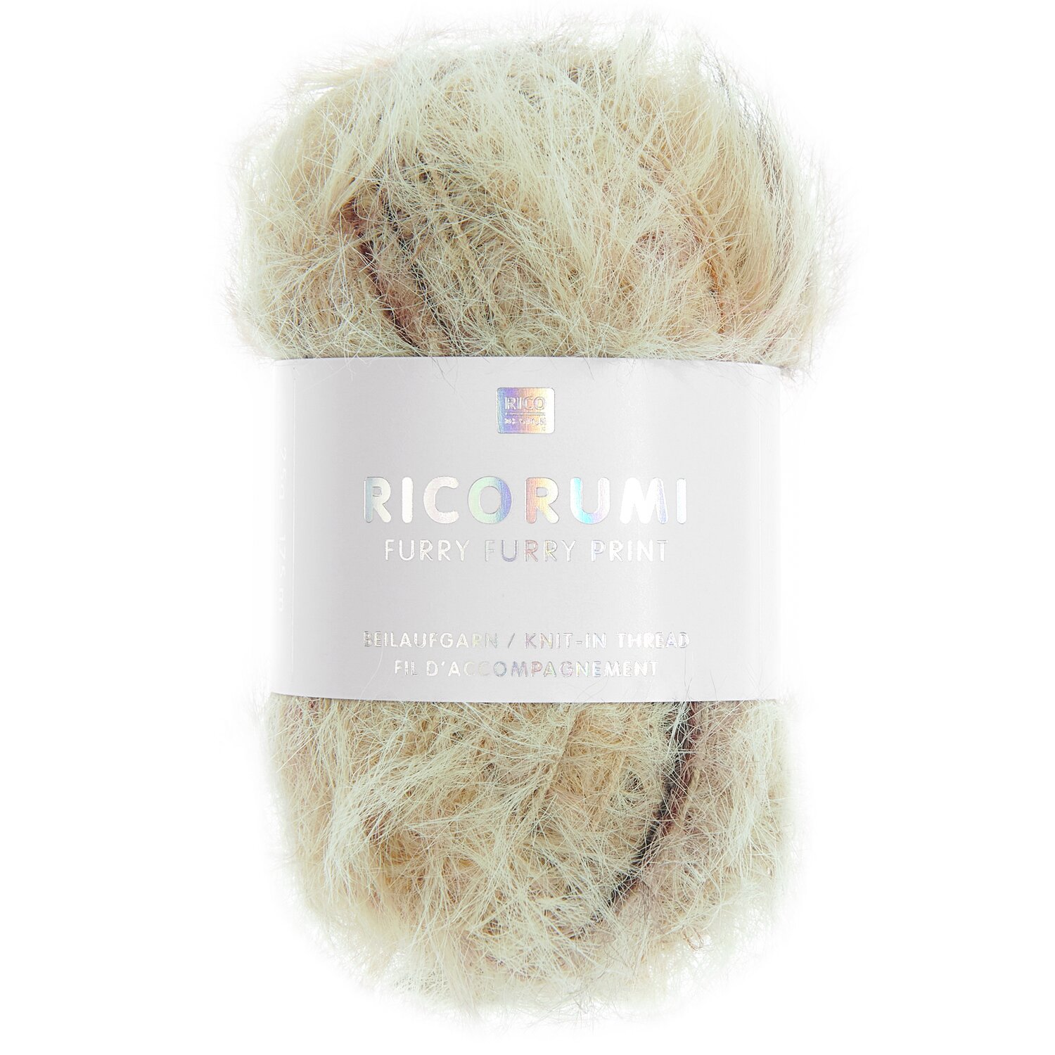 Ricorumi Furry Furry Print 25g 175m Farbe Beige von Rico Design