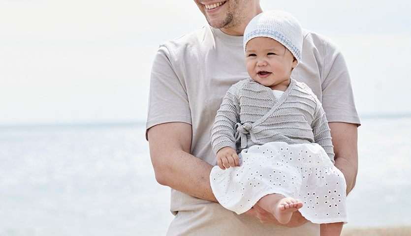 Strickanleitung Wickeljacke aus Baby Organic Cotton