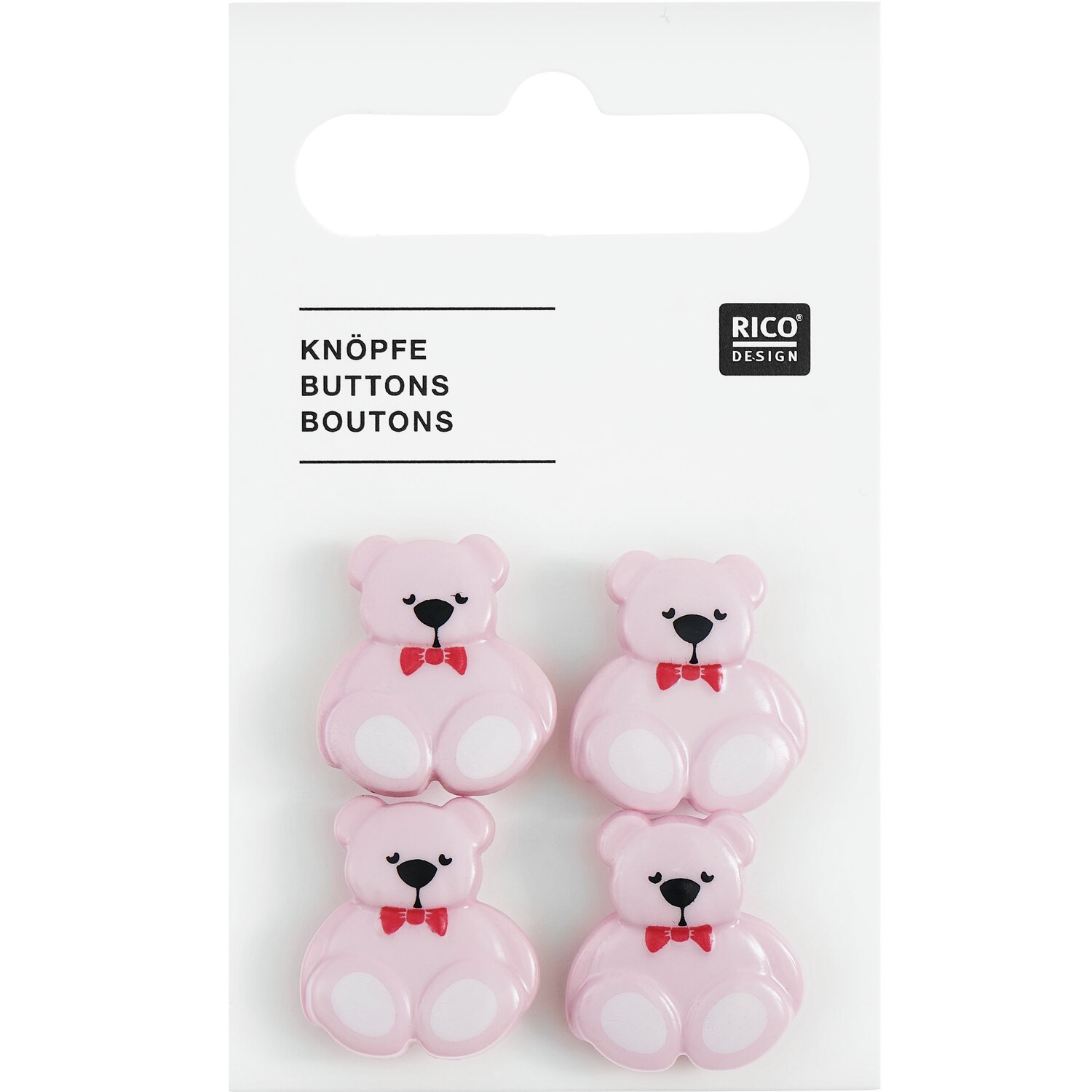 Knopf Teddy 1,6x1,8cm Knopf Teddy 1,6x1,8cm