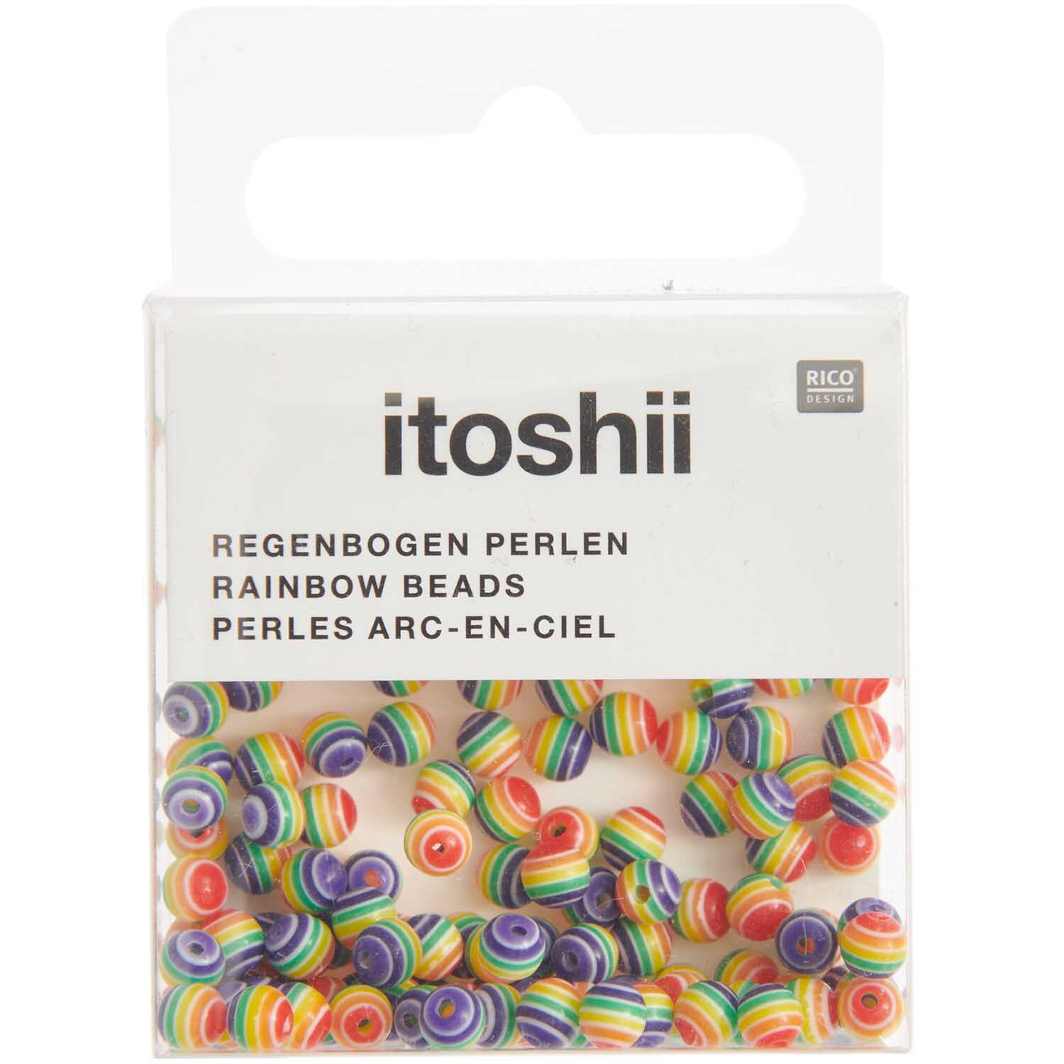 itoshii Regenbogen Perlen 4mm 120 Stück itoshii Regenbogen Perlen 4mm 120 Stück