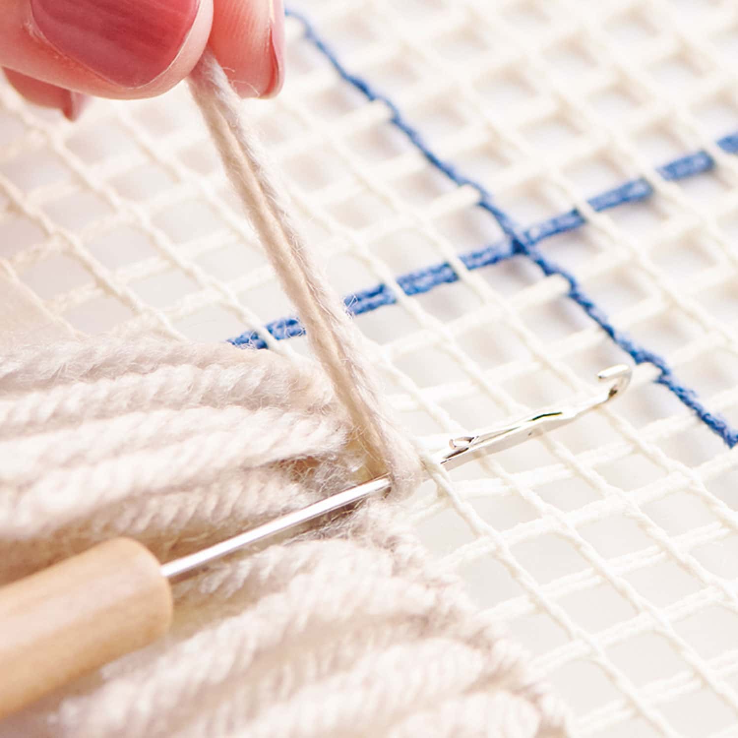 Knüpfanleitung Schritt 2