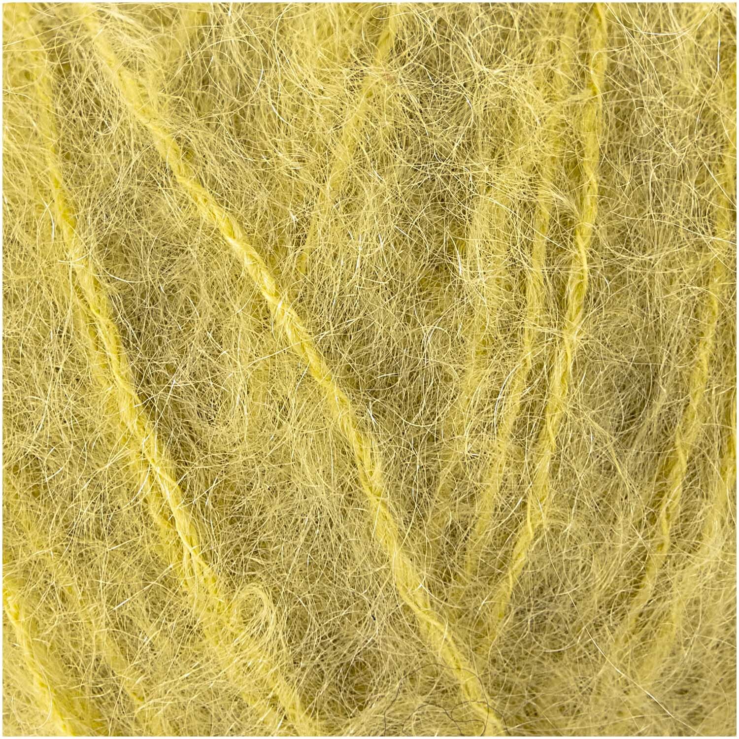 Fashion Mohair Merino Chunky: Weiches, senffarbenes Garn von Rico Design, ideal für warme Strickprojekte.