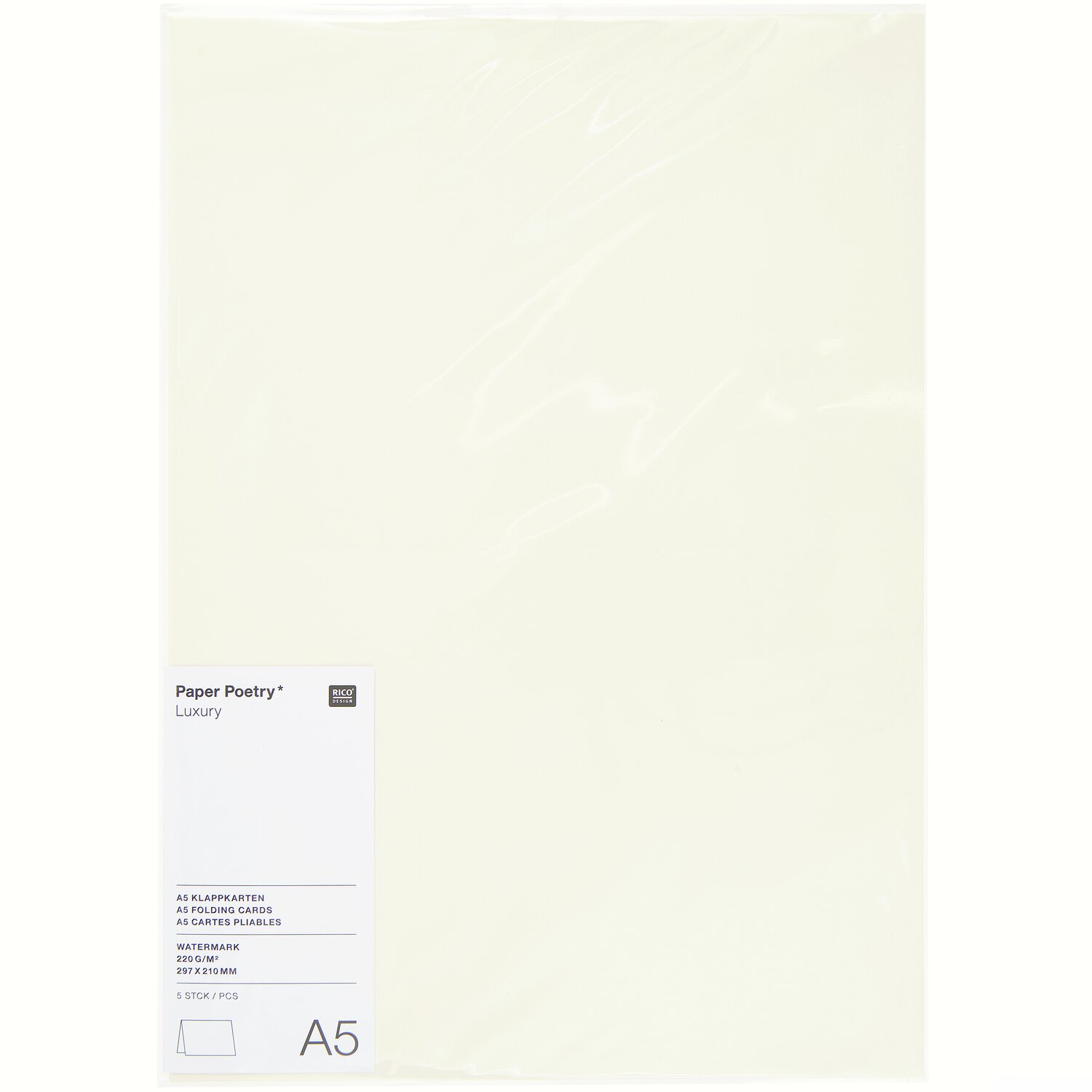 Paper Poerty Luxury Karten A5 Paper Poerty Luxury Karten A5