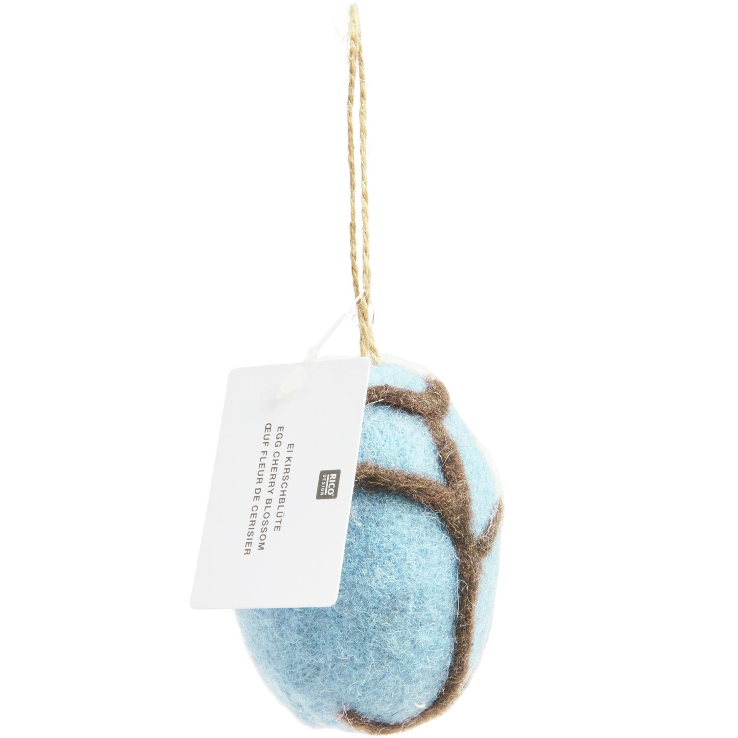 Aufhänger Filz-Ei Kirschblüte 7,8xØ5,8cm von Rico Design