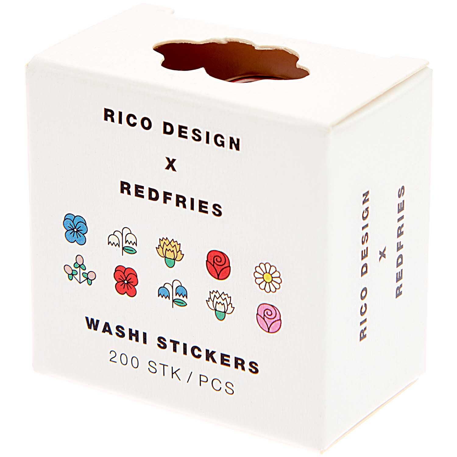 Rico Design x Redfries Washi Sticker Eye Candy 200 Stück Rico Design x Redfries Washi Sticker Eye Candy 200 Stück
