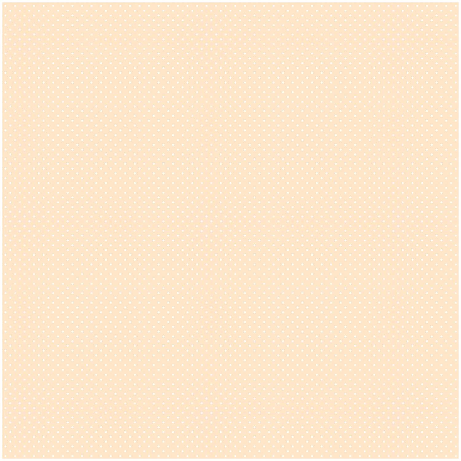 Stoff Punkte klein apricot-weiß 140cm Stoff Punkte klein apricot-weiß 140cm