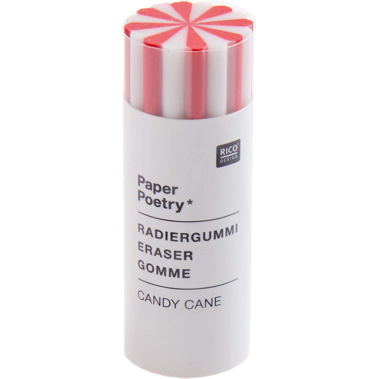 Paper Poetry Radiergummi Advent Candy Cane von Rico Design