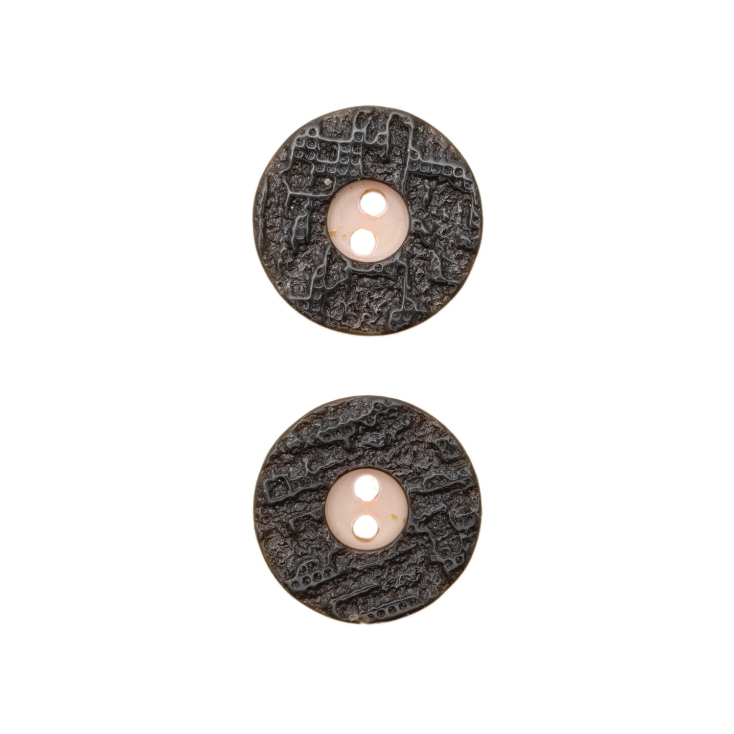 Trachtenknöpfe Hirschhornoptik 2cm 2 Stück von Rico Design