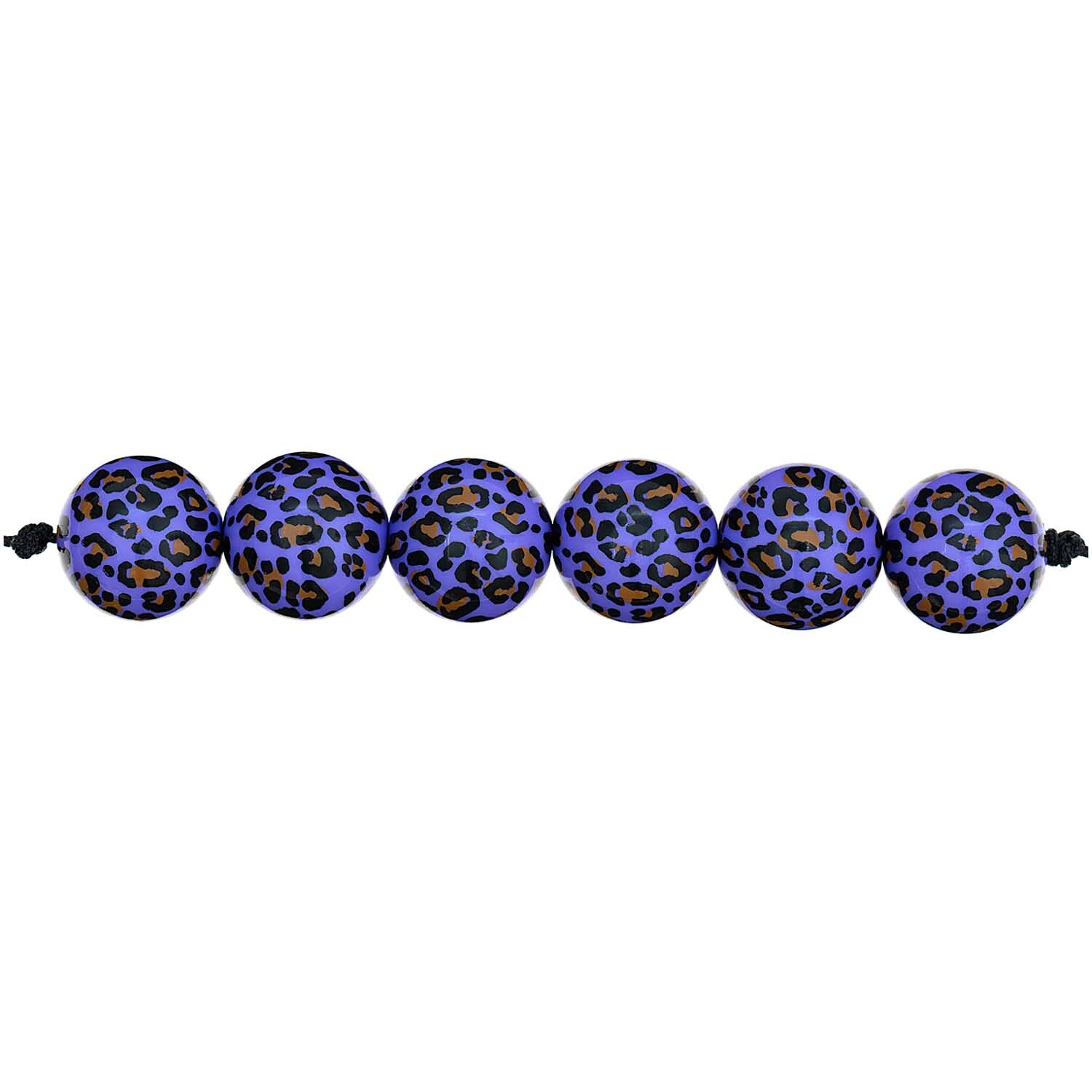 Perlen Acid Leo 16mm 6 Stück Perlen Acid Leo 16mm 6 Stück