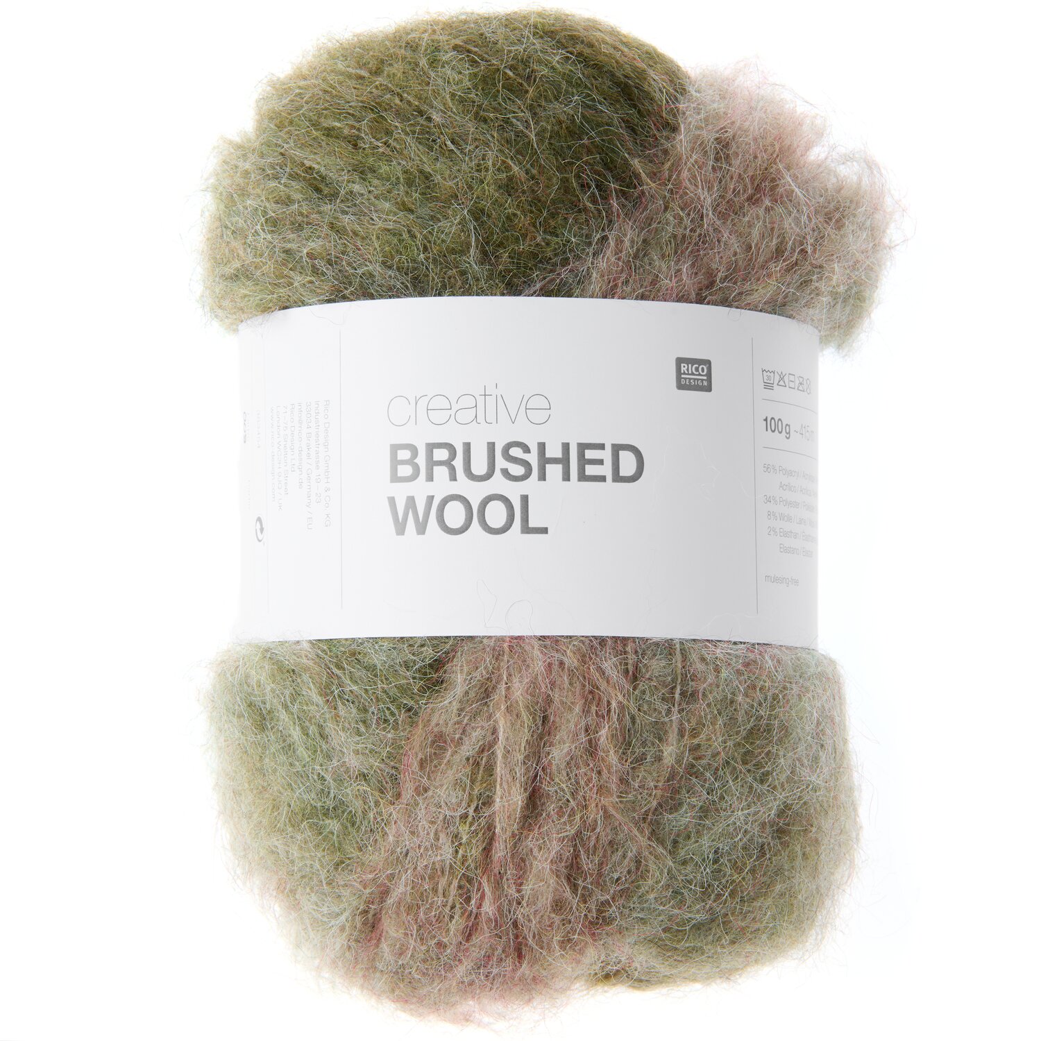 Creative Brushed Wool 100g 415m Farbe Forest von Rico Design
