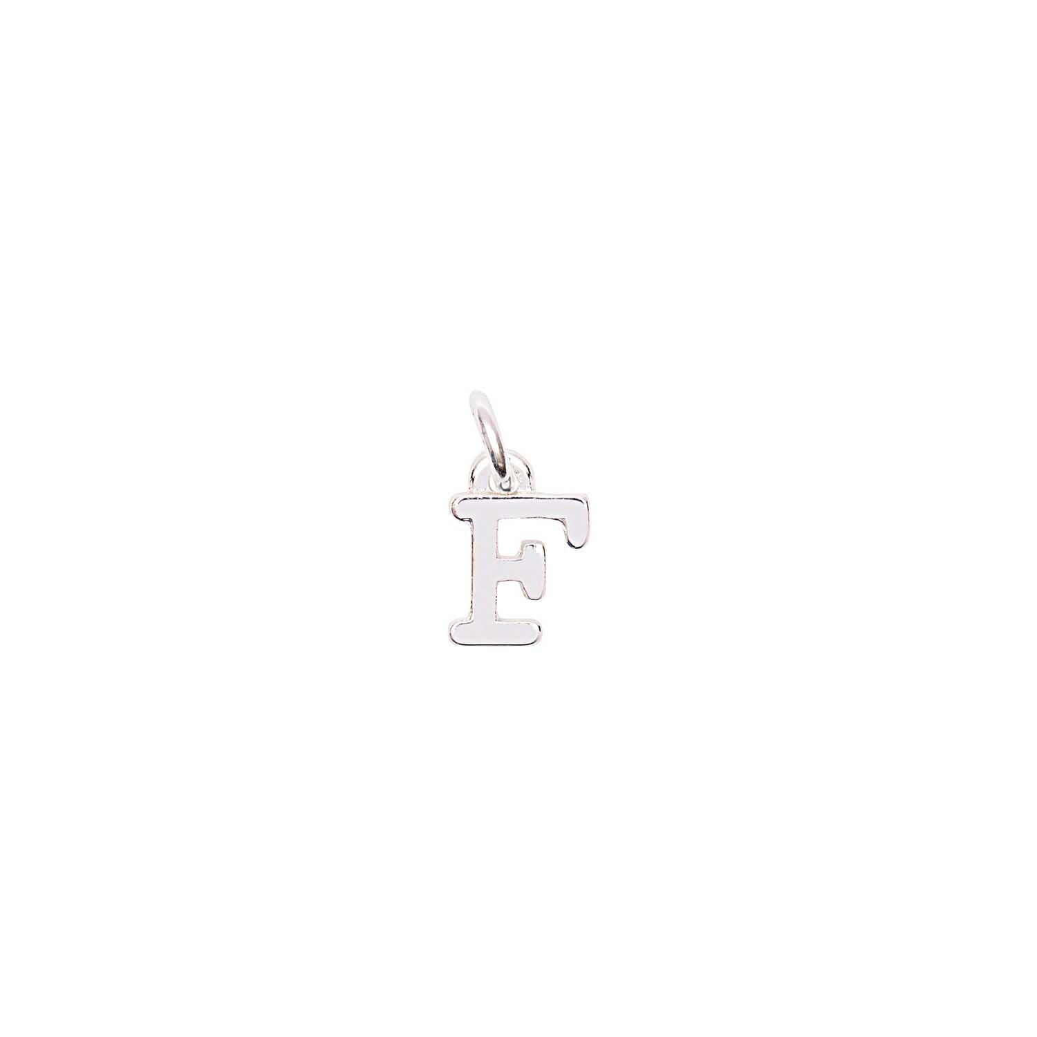 Anhänger Buchstabe F silber