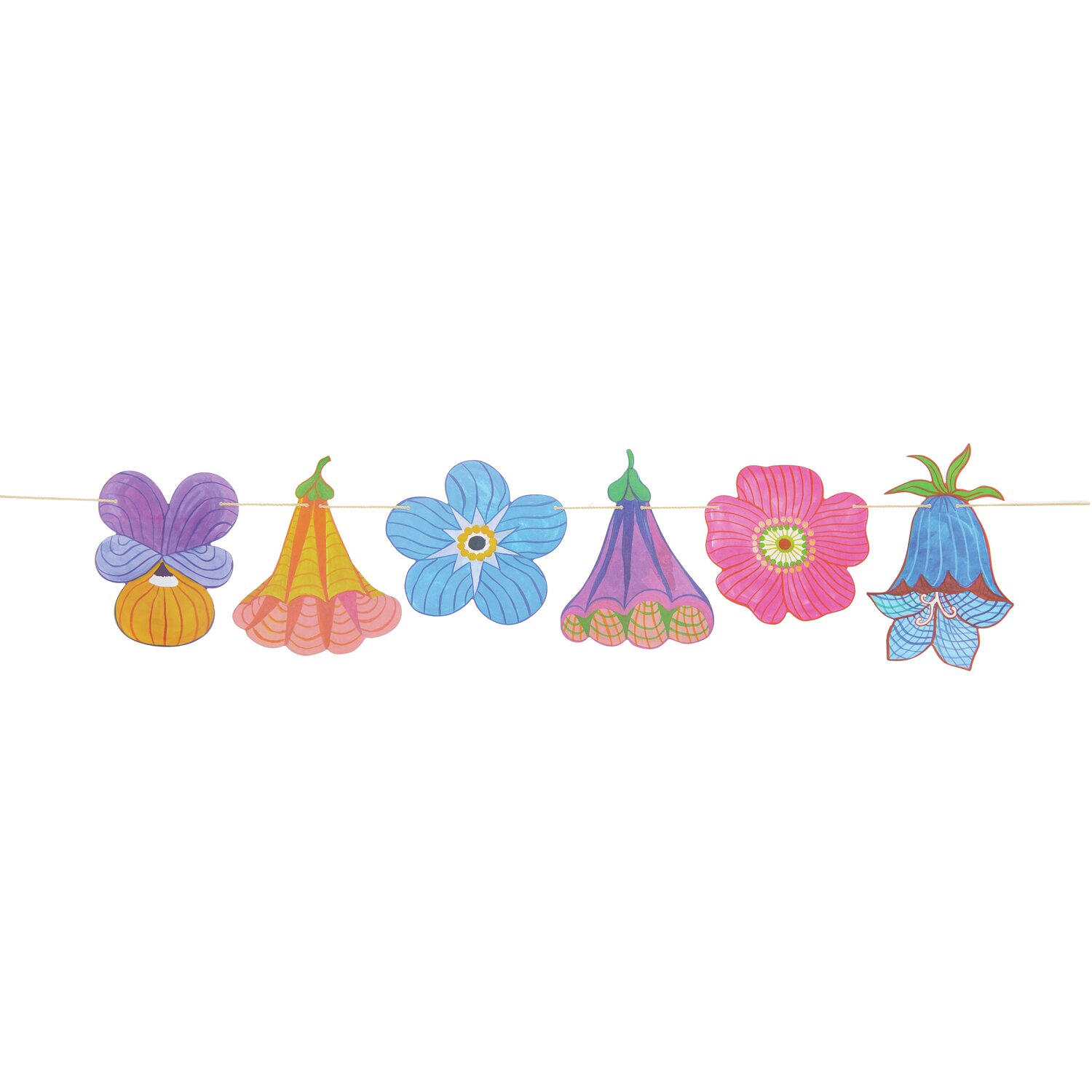Girlande Midsommar Magic Blumen