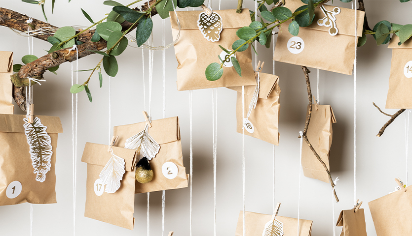 Bastelanleitung Papiertüten-Adventskalender Bastelanleitung Papiertüten-Adventskalender
