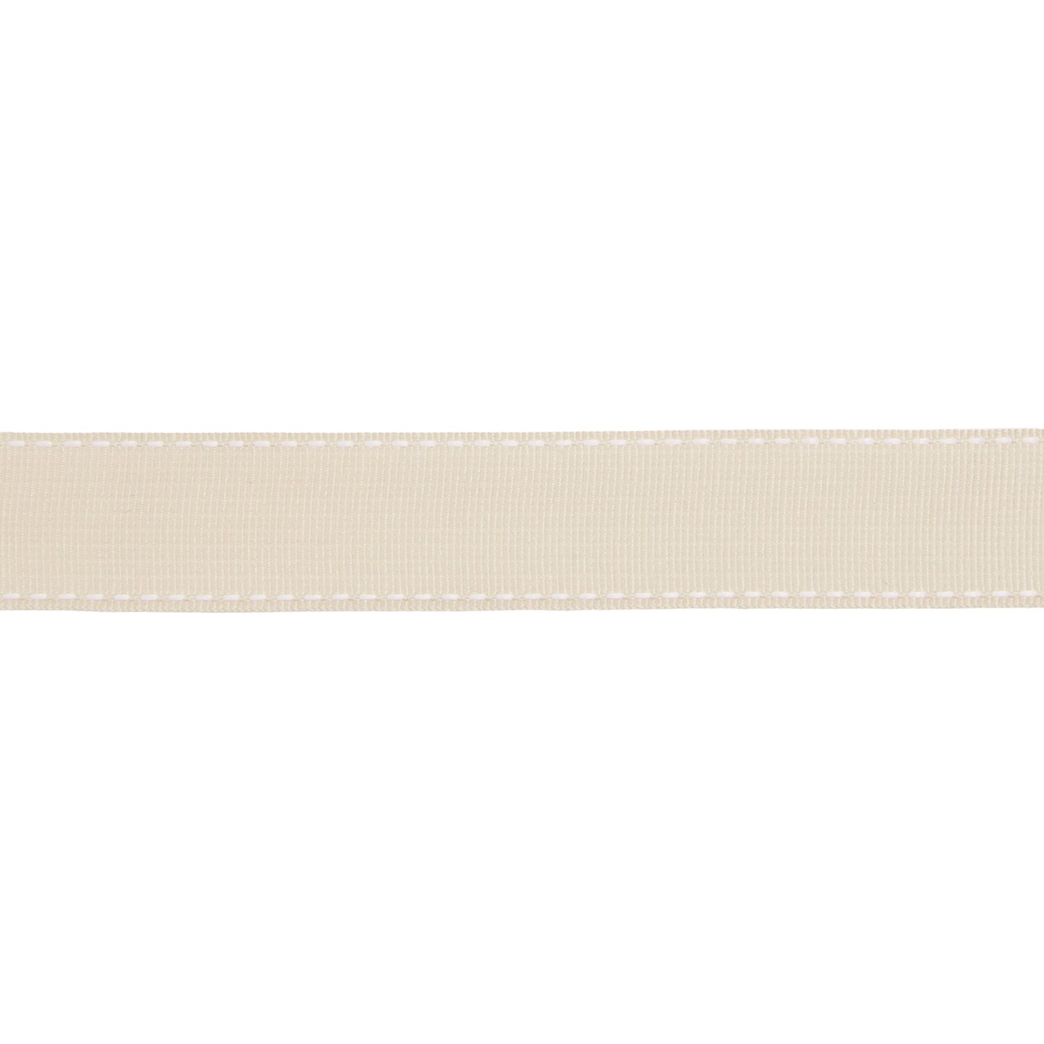 Paper Poetry Webband mit Naht Beige/Weiß 25mmx3m von Rico Design