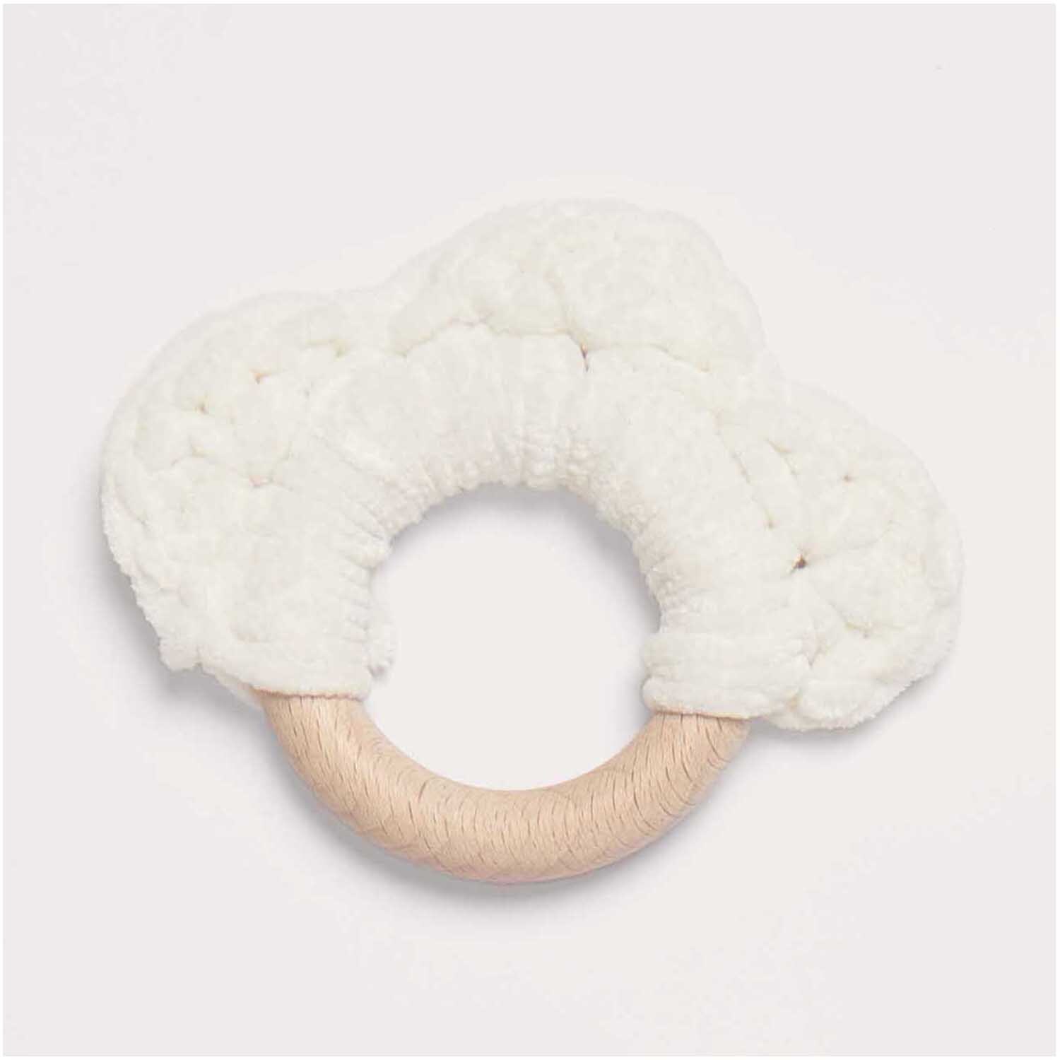 Häkelset Beißring Modell 05 aus Baby Chenillove