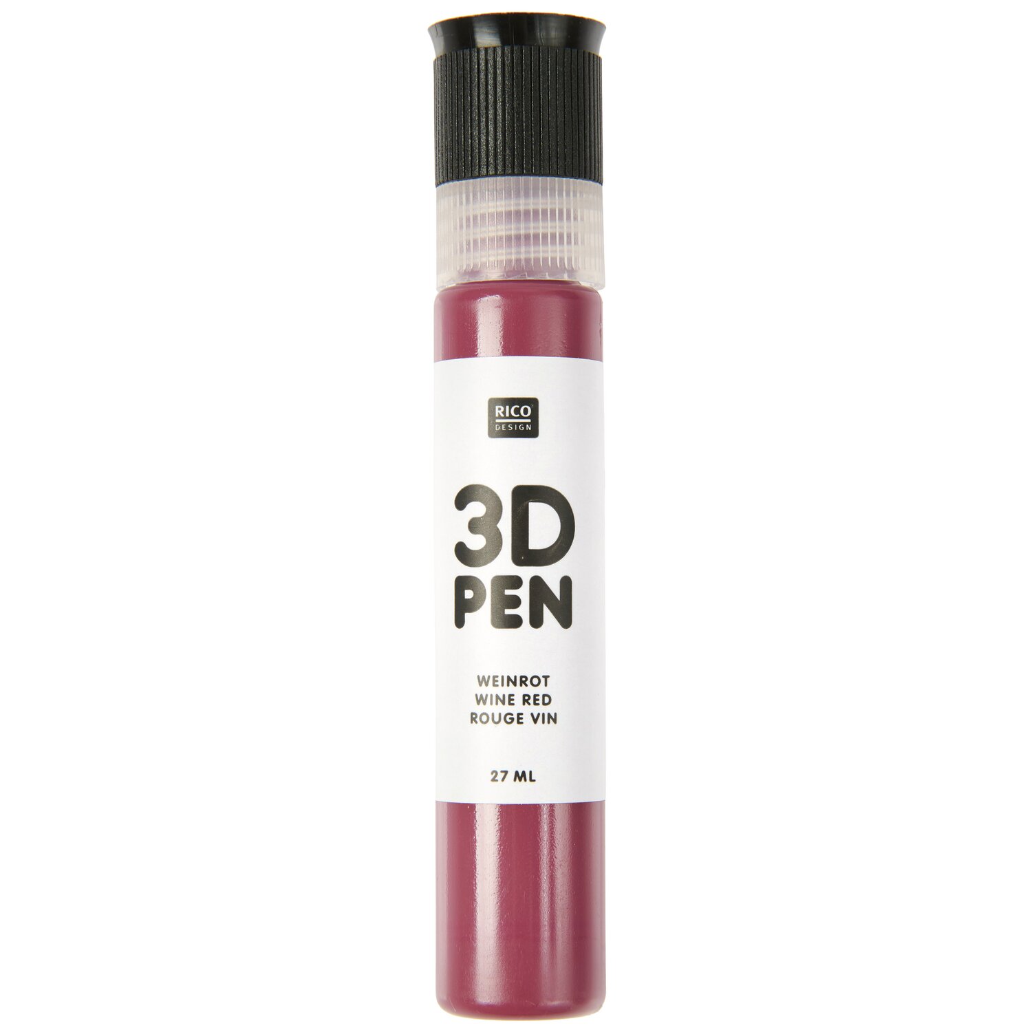 3D Pen Farbe 27ml Farbe Weinrot von Rico Design