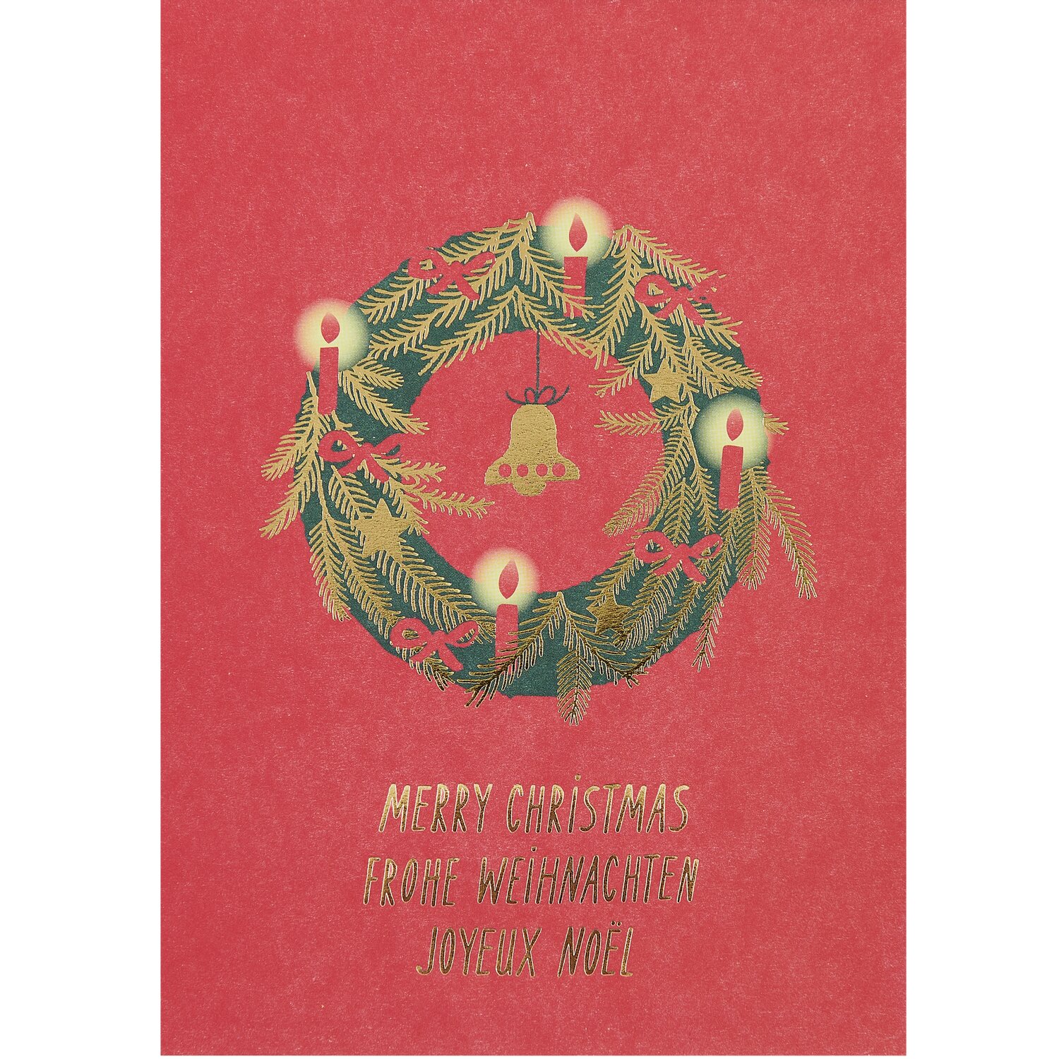 Paper Poetry Postkartenblock Weihnachtsmarkt 10 Stück 12,5x17,6cm von Rico Design