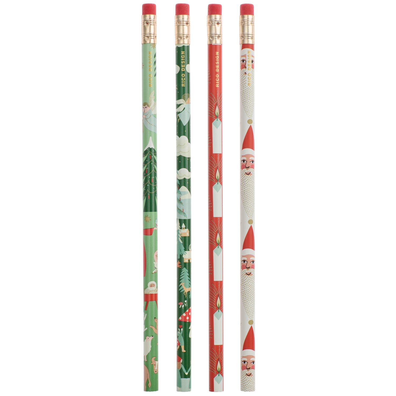 Paper Poetry Bleistiftset Advent Advent 4-teilig von Rico Design