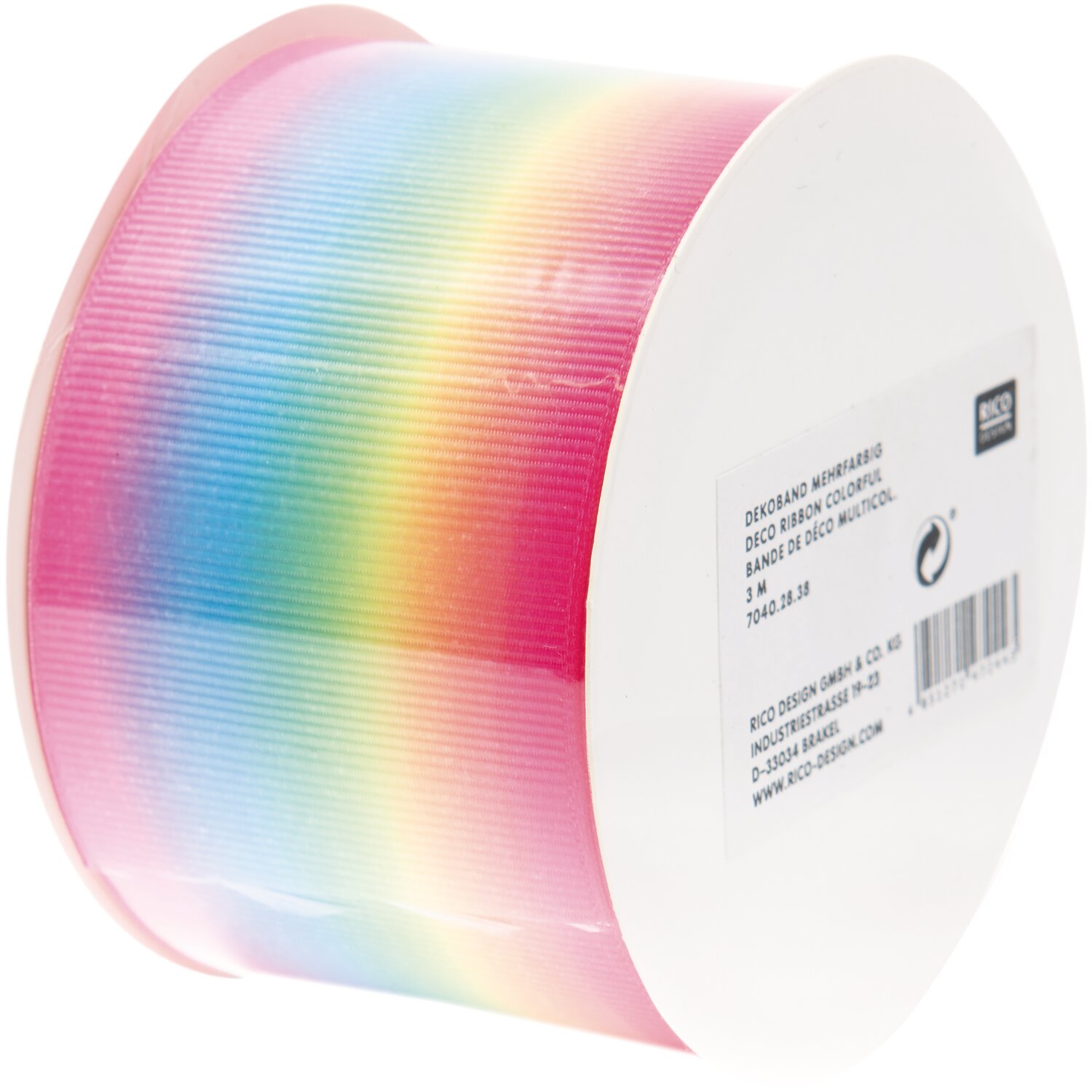 Dekoband mehrfarbig 5cm 3m von Rico Design