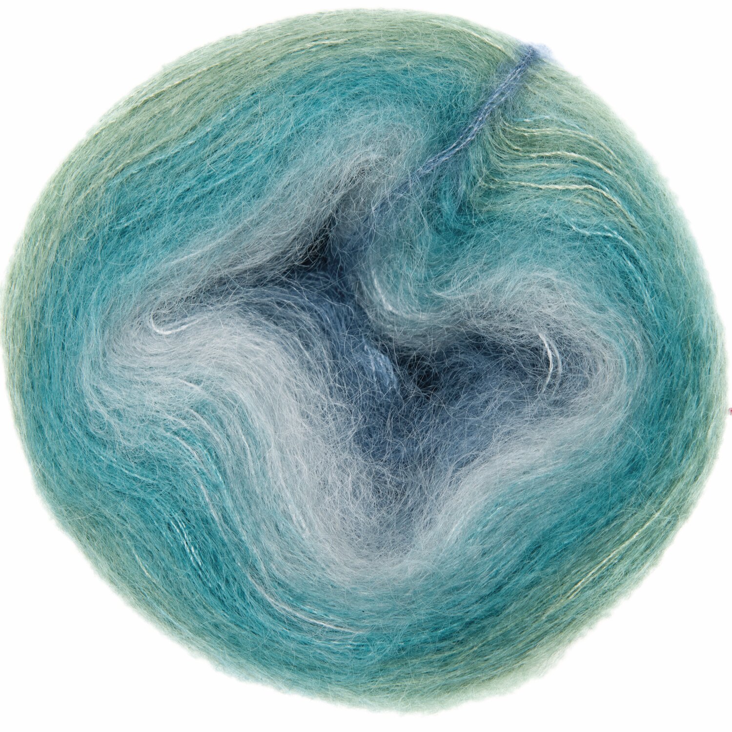 Essentials Super Kid Mohair Loves Silk Colourlove 100g 265m Farbe Petrol von Rico Design Essentials Super Kid Mohair Loves Silk Colourlove, weiches Garn in Petrol von Rico Design, 100g Knäuel mit 265m Lauflänge.