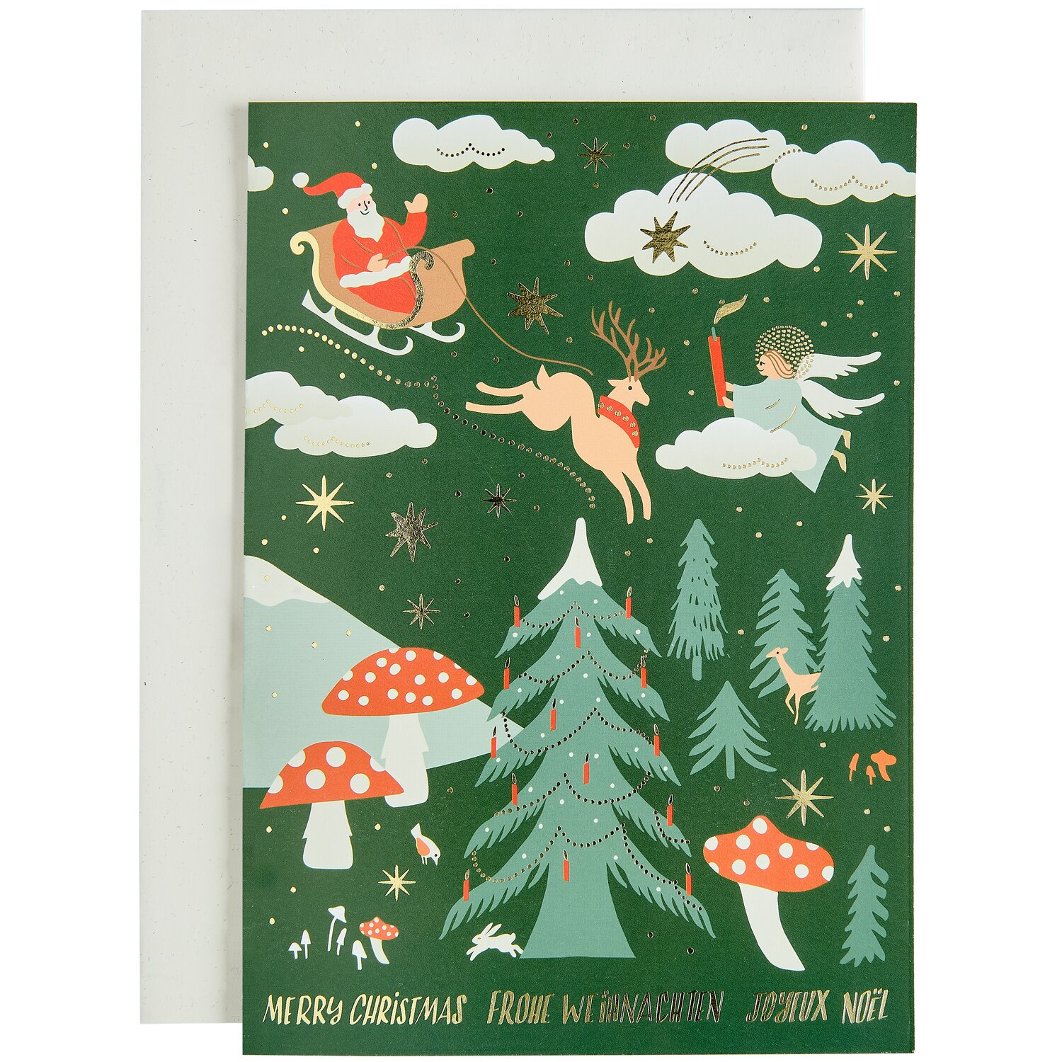 Kartenset A5 Advent Winterlandschaft von Rico Design