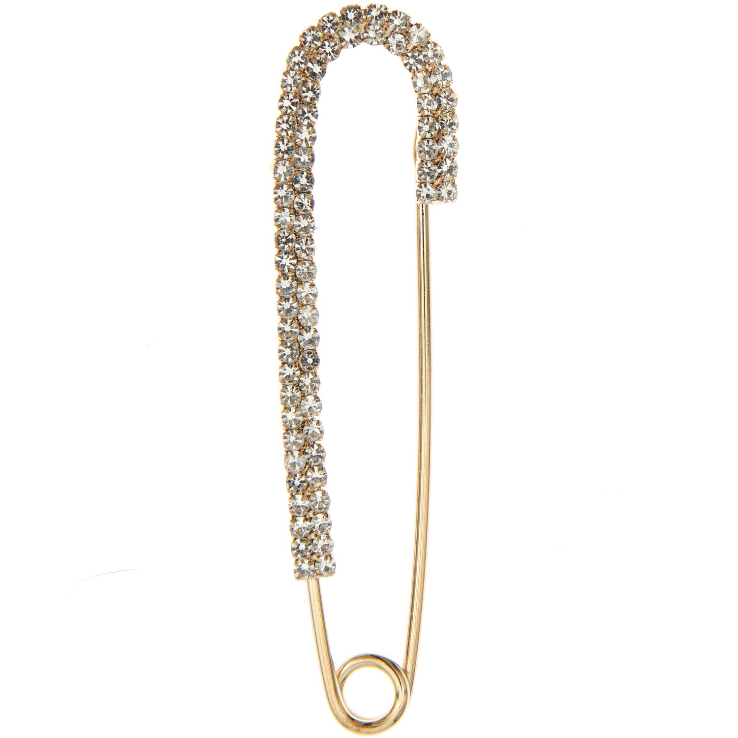 Kiltnadel mit Strass 7cm Farbe gold von Rico Design