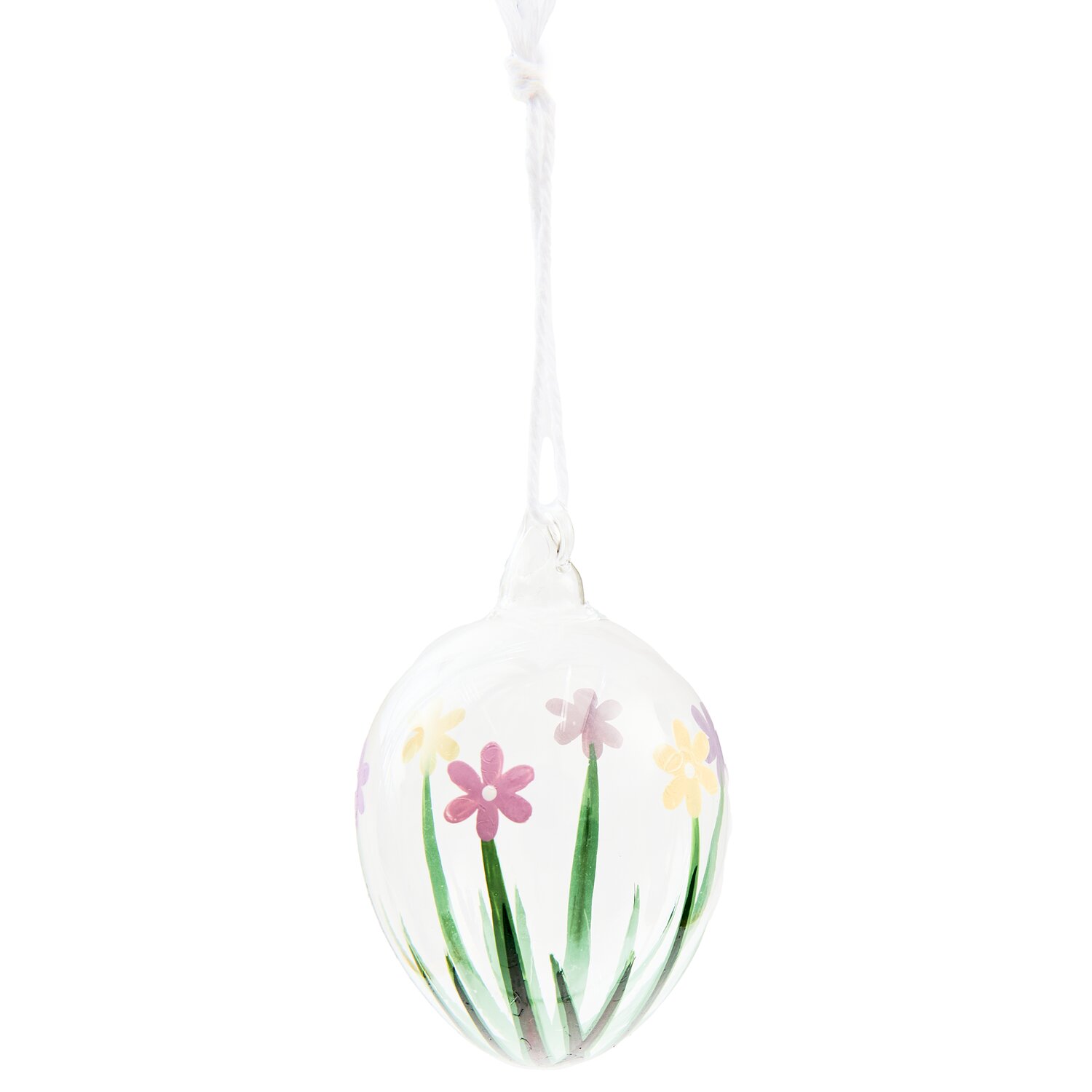 Glas Ei Blumenwiese 9xØ6cm von Rico Design