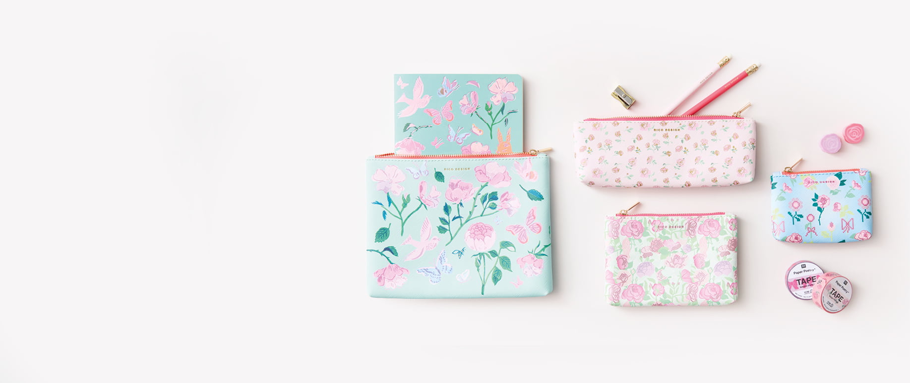 Etuis aus der Kollektion La vie en rose