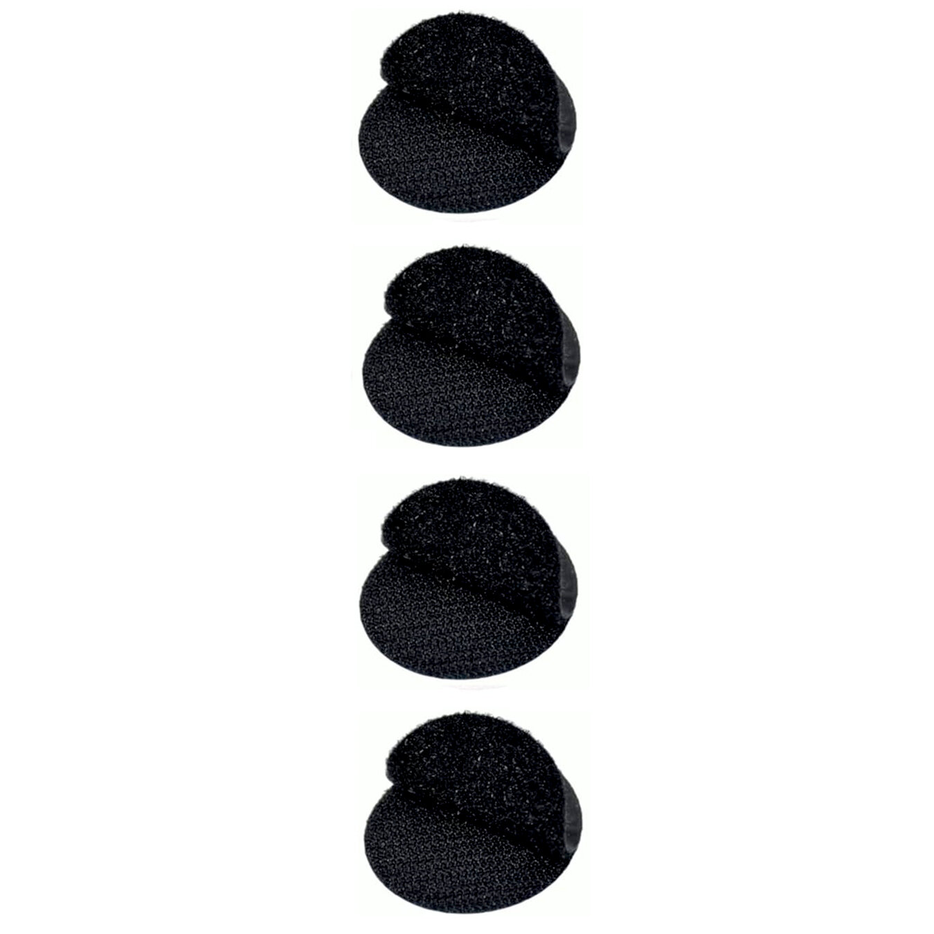 Klettpunkte selbstklebend schwarz 20mm von Rico Design