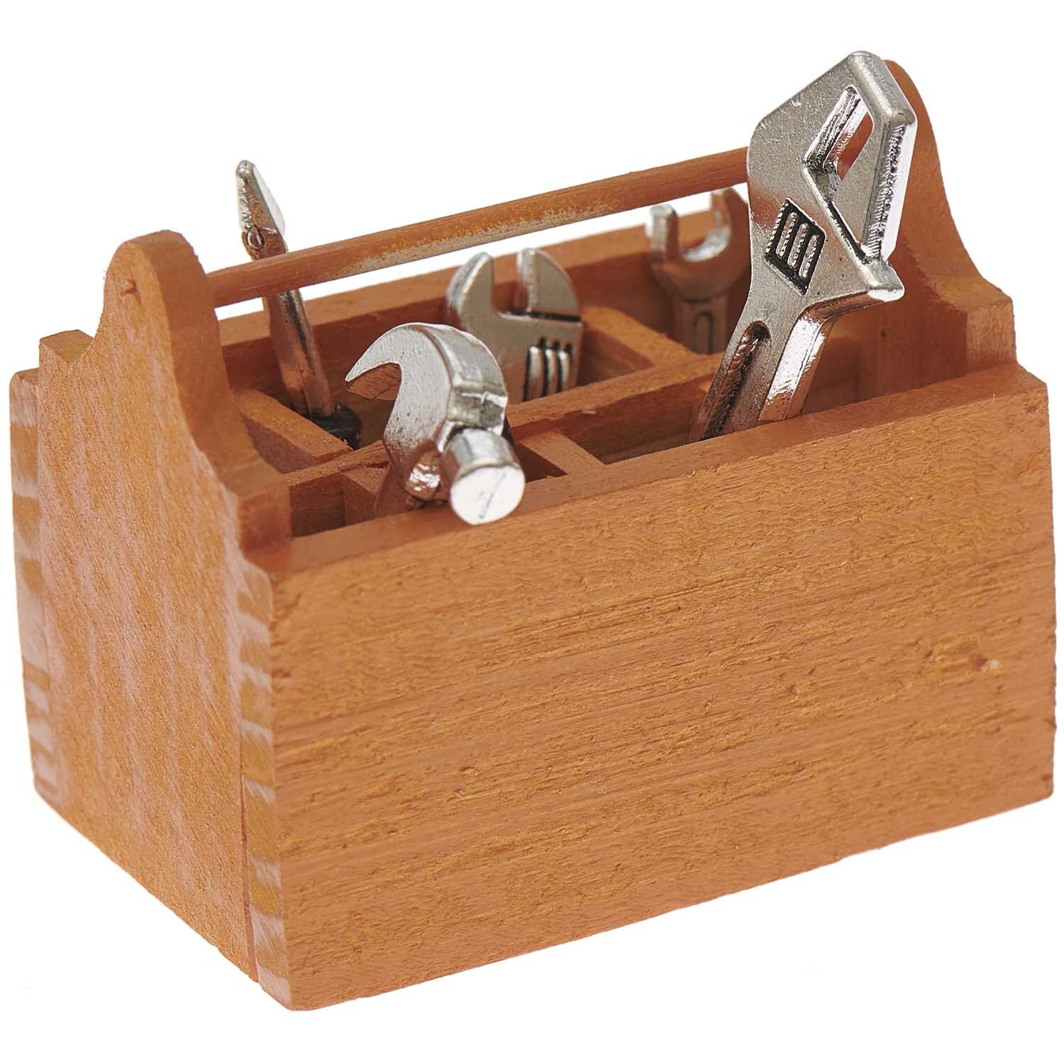 Miniatur Werkzeugkoffer mit Werkzeug Miniatur Werkzeugkoffer mit Werkzeug