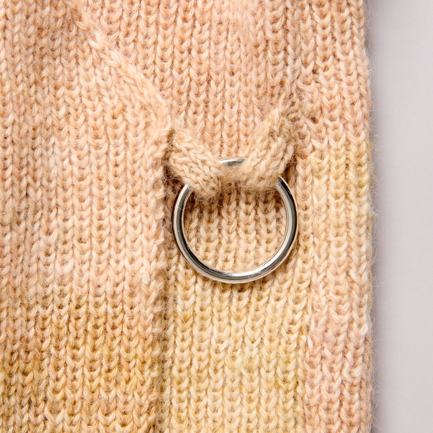 Karabiner-Ring Ø4,8cm Farbe Silber von Rico Design