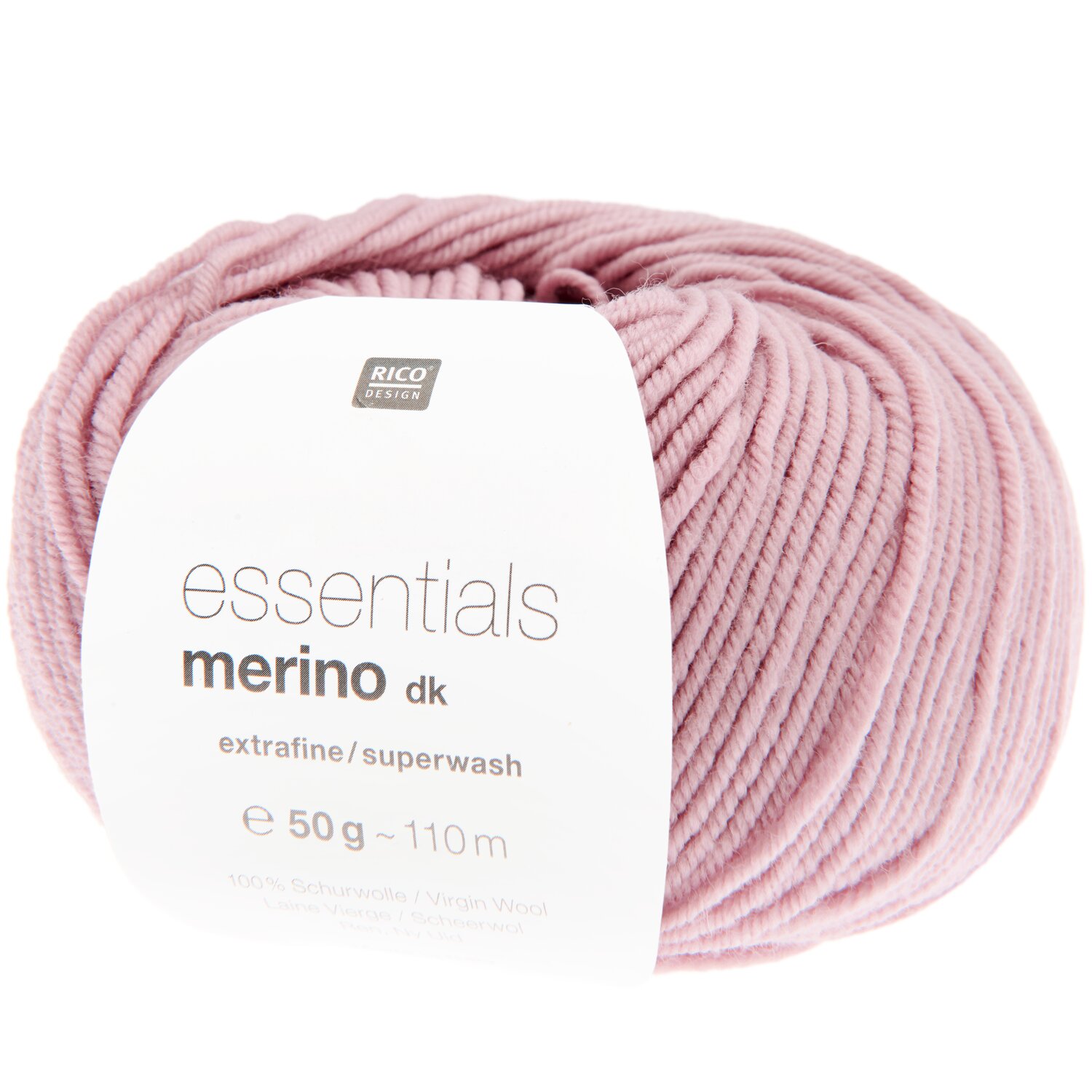 Essentials Merino dk 50g 110m Farbe Rosé von Rico Design