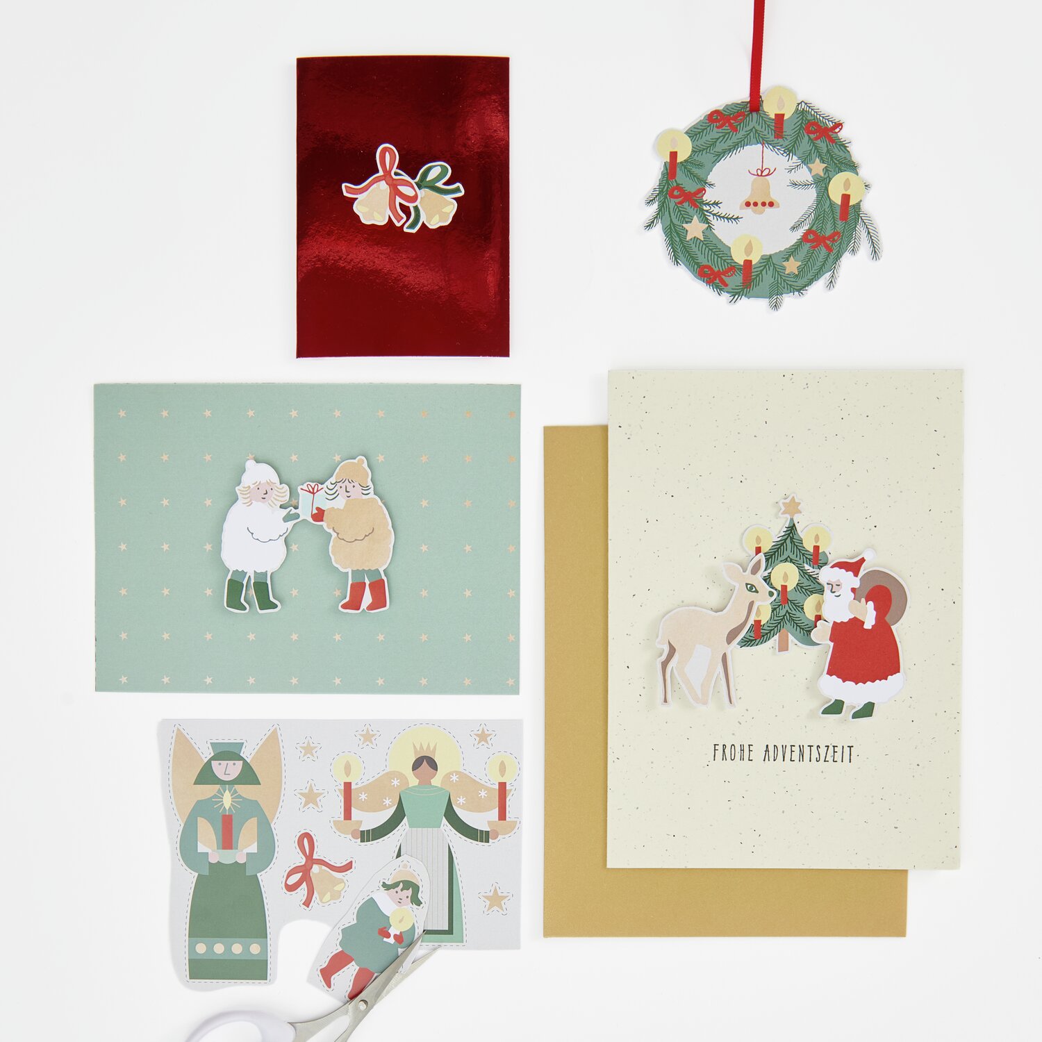 Paper Poetry Motivpapierblock Weihnachtsmarkt  22 Blatt von Rico Design