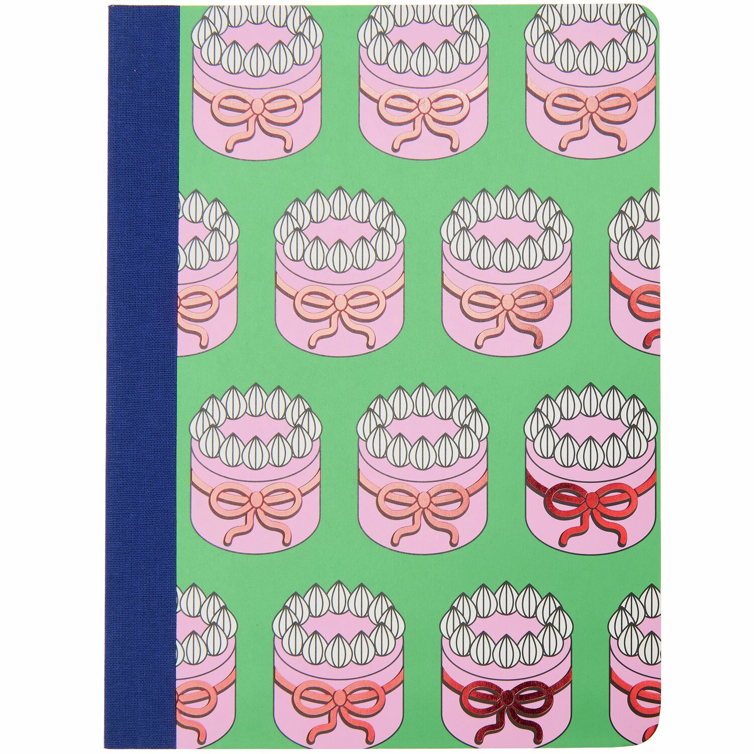 Rico Design x Redfries Notizbuch Torten 80 Blatt 14,5x19,5cm von Rico Design