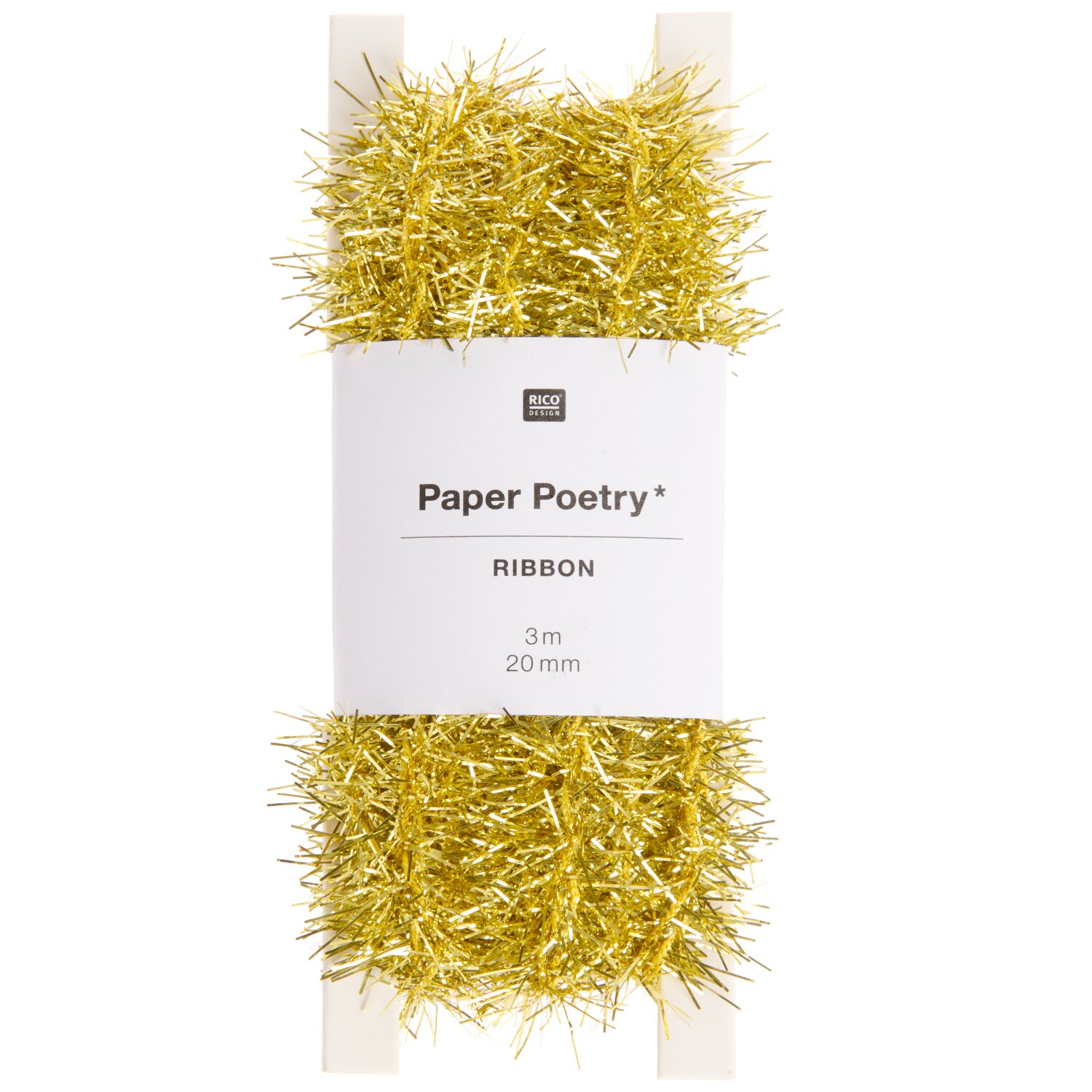 Paper Poetry Lamettaband 20mmx3m Farbe Gold von Rico Design