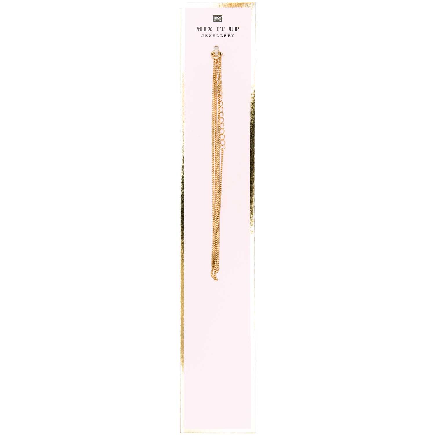 Mix it Up - Jewellery Gliederkette gold 45cm Mix it Up - Jewellery Gliederkette gold 45cm