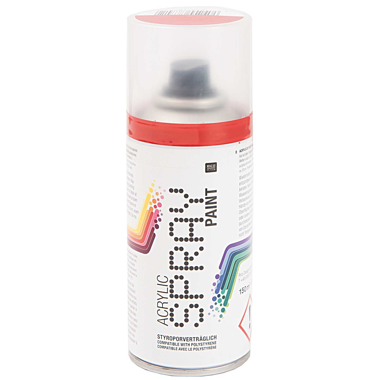 Spray Paint 150ml Farbe Rot von Rico Design