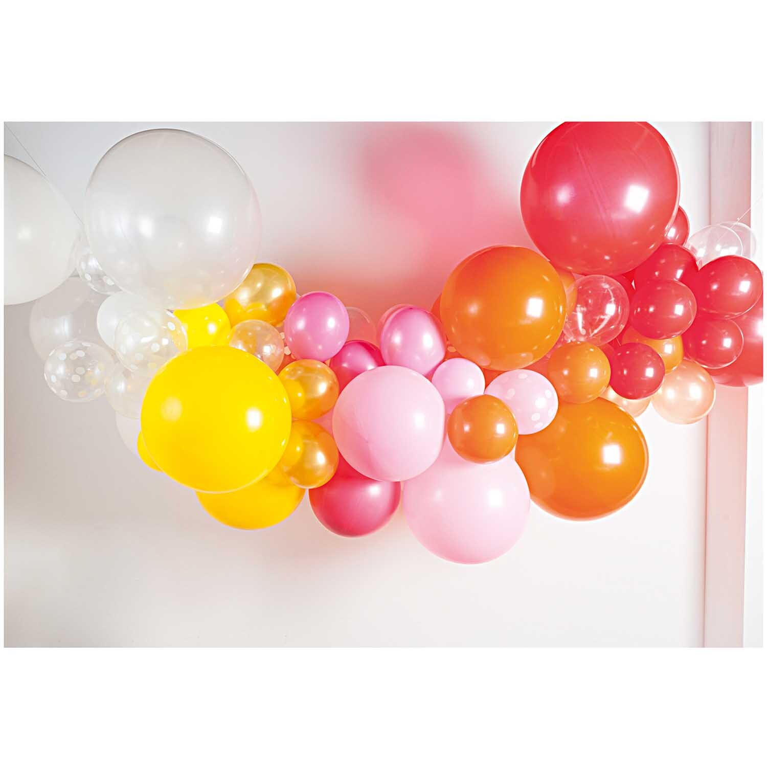 Luftballon Punkte/unifarben transparent-weiß 30cm 12 Stück Luftballon Punkte/unifarben transparent-weiß 30cm 12 Stück