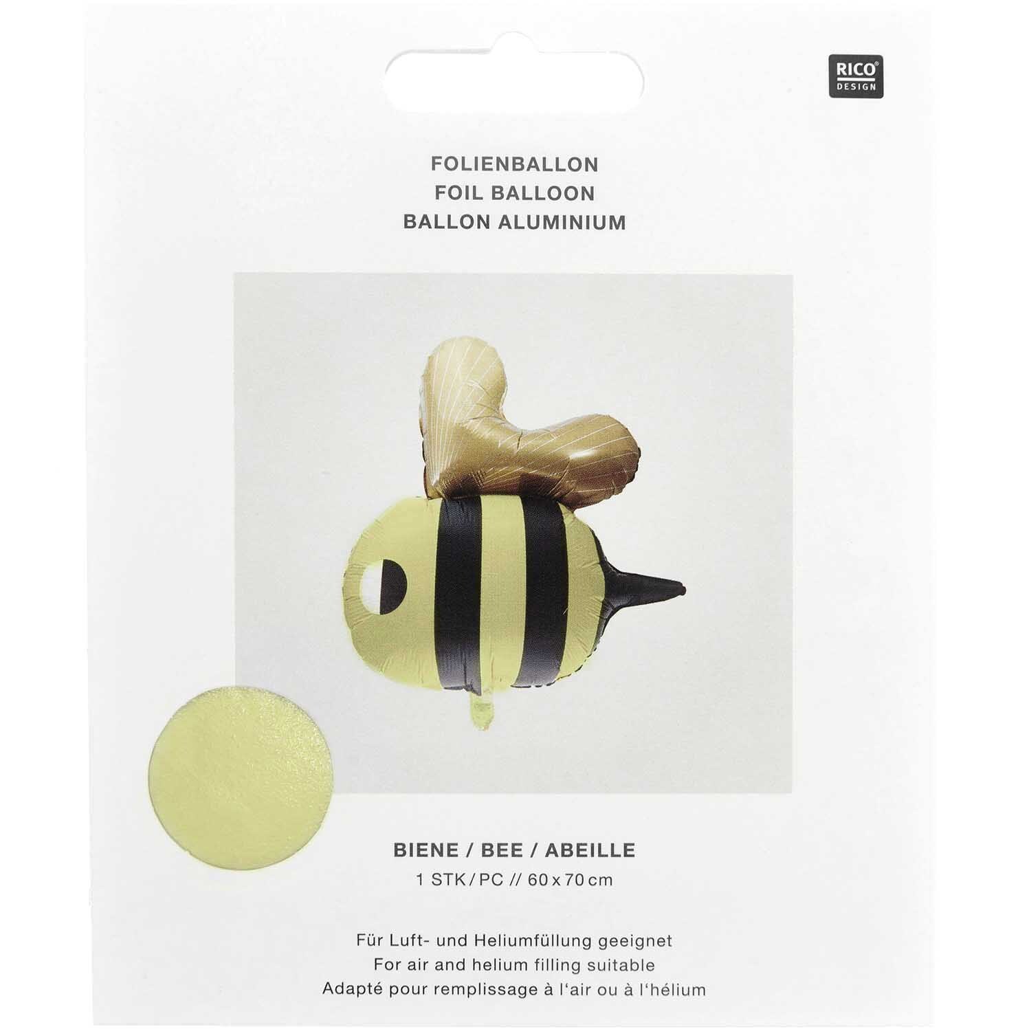 Folienballon Biene 60x70cm Folienballon Biene 60x70cm