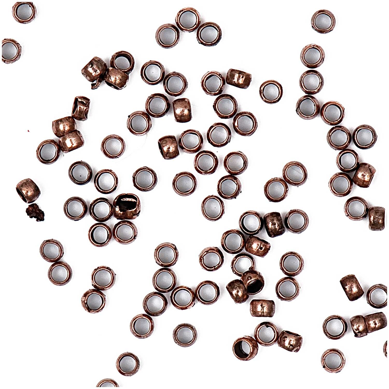Efco Flachperlen Aus Metall Versilbert – 2 Mm, 100 Stück, Für Schmuck & Bastelprojekte