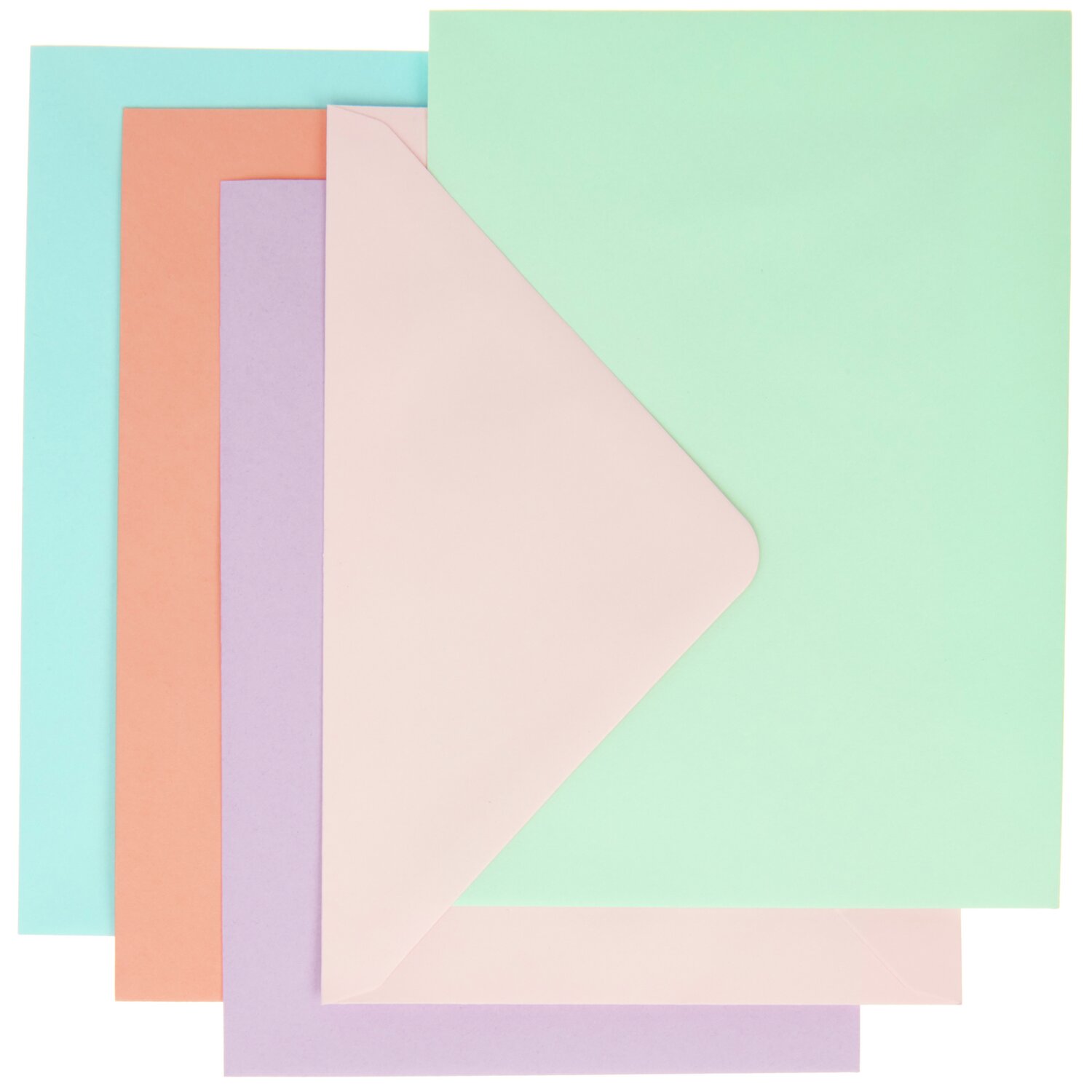 Paper Poetry Kartenset Happy Birthday, 20-teilig, in Pastellfarben. Ideal für kreative Geburtstagsgrüße und DIY-Projekte.