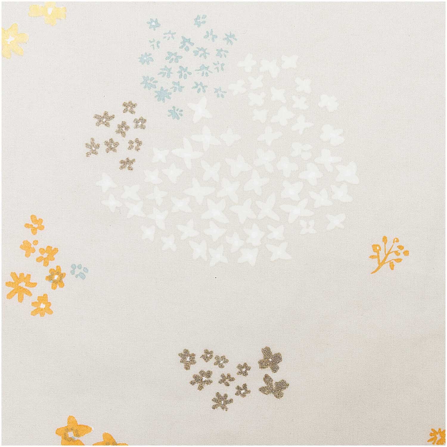 Druckstoff Crafted Nature Blumen grau-metallic 140cm beschichtet Druckstoff Crafted Nature Blumen grau-metallic 140cm beschichtet