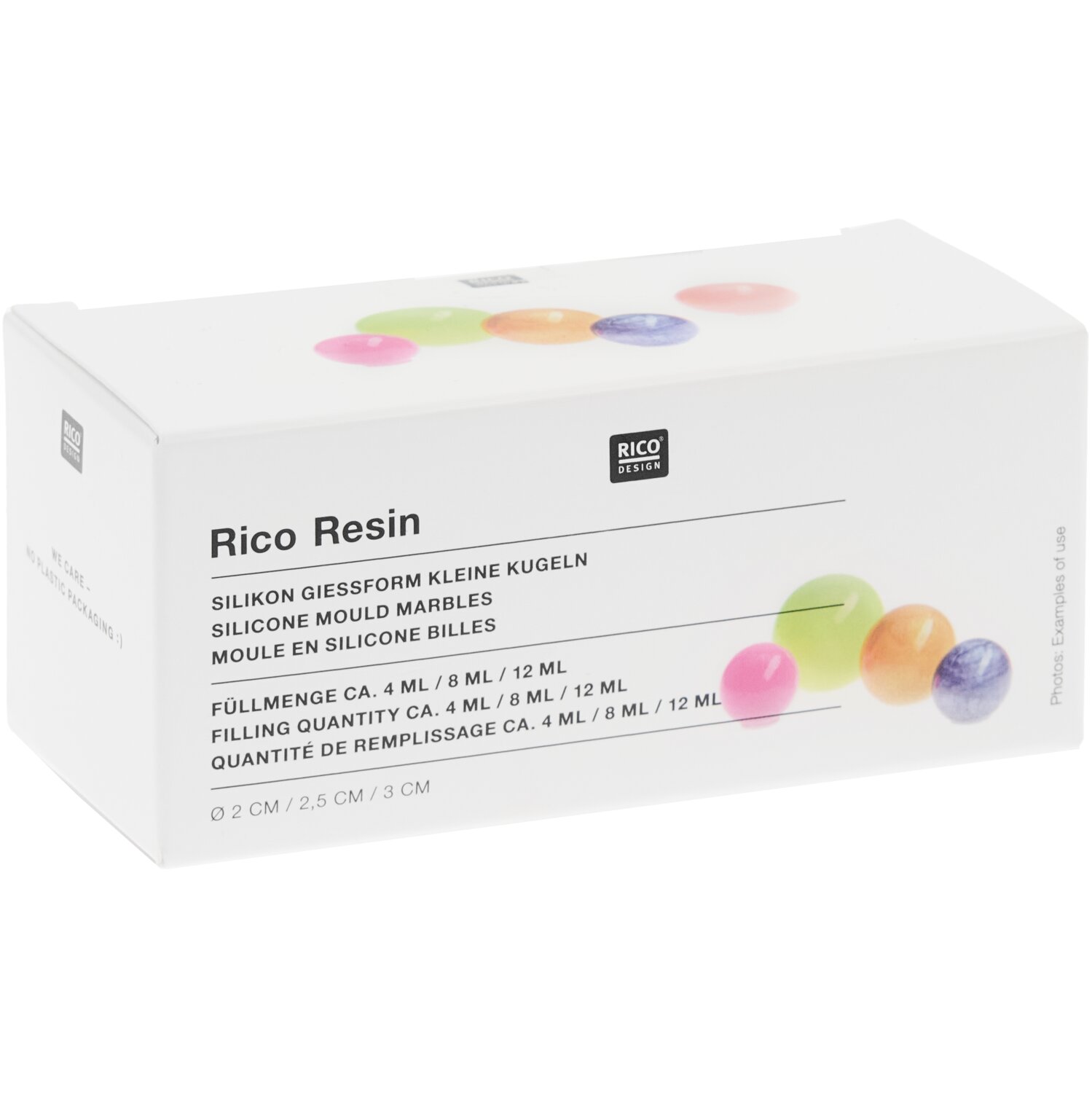 Silikon Gießform kleine Kugeln  Ø2-3cm von Rico Design