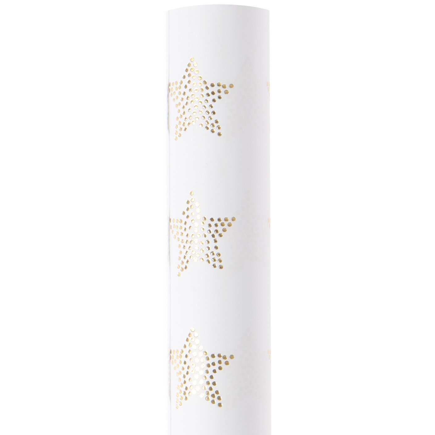 Paper Poetry Geschenkpapier Advent Sterne gepunktet Weiß 0,7x2m von Rico Design
