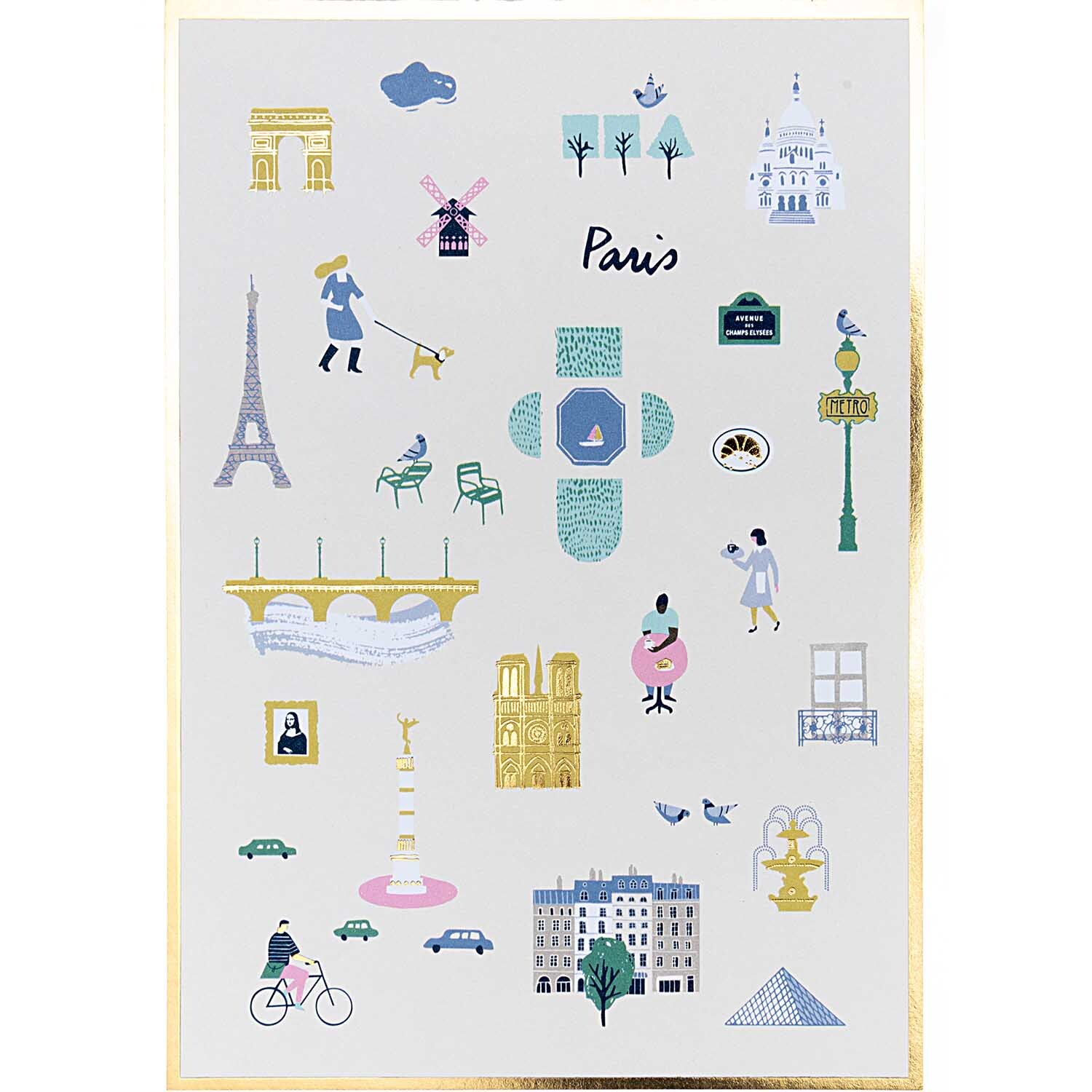Paper Poetry Postkartenblock Travel the World 12 Stück Paper Poetry Postkartenblock Travel the World 12 Stück